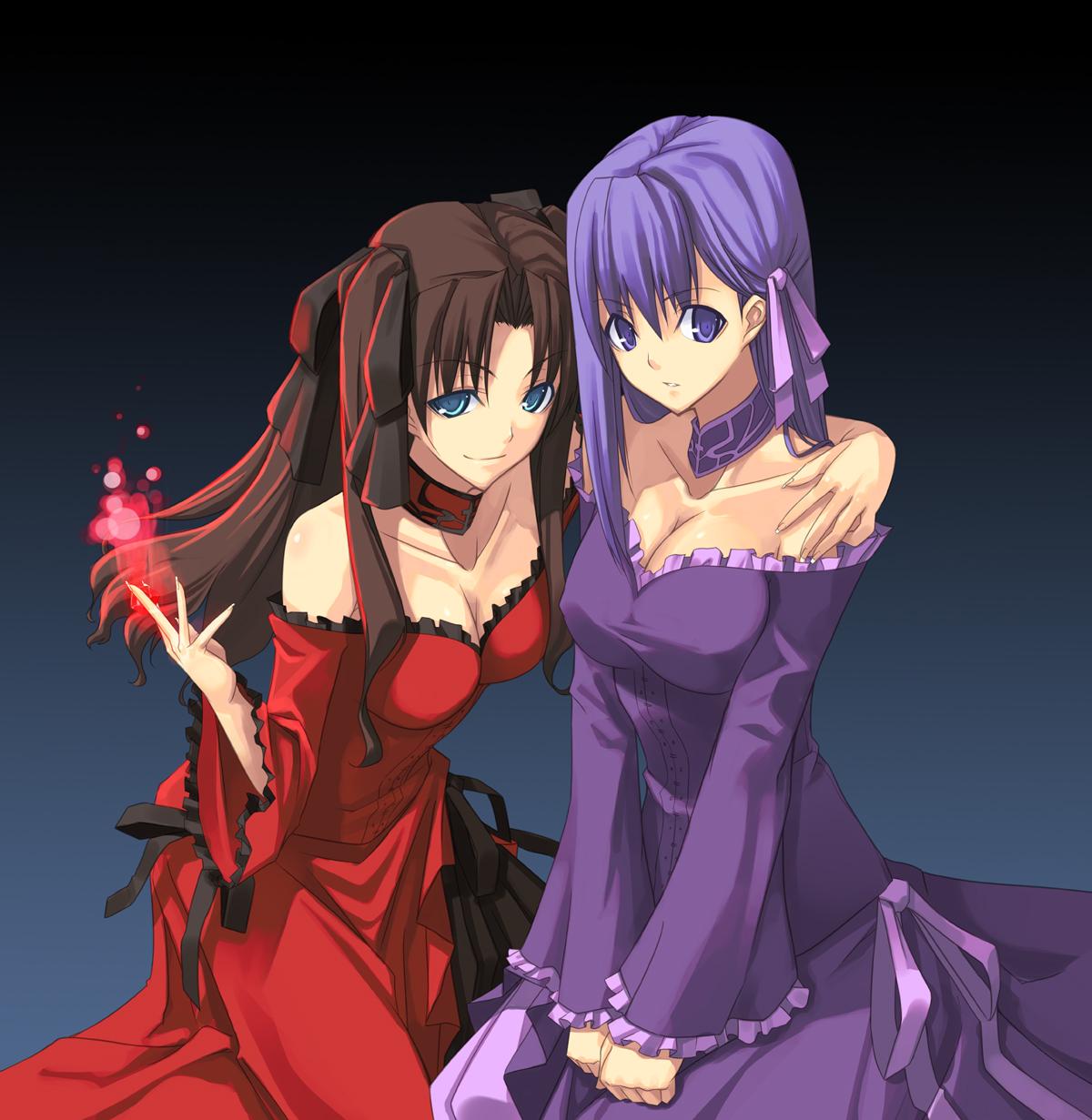 Rin Tohsaka and Sakura Matou image