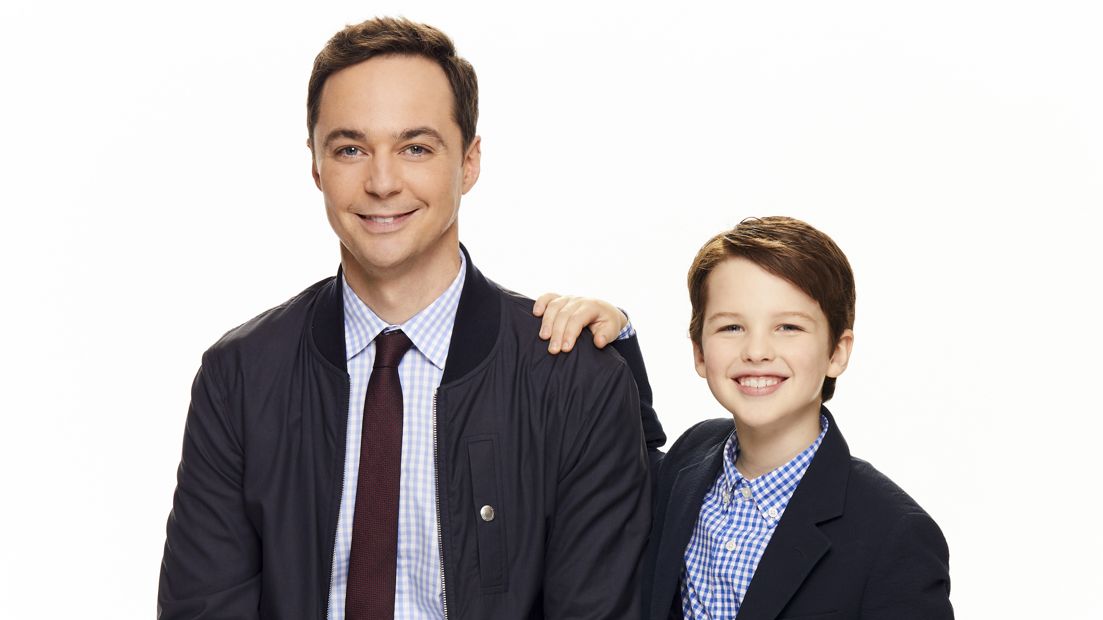 Jim Parsons And Young Sheldon, HD Tv Shows, 4k Wallpaper, Image