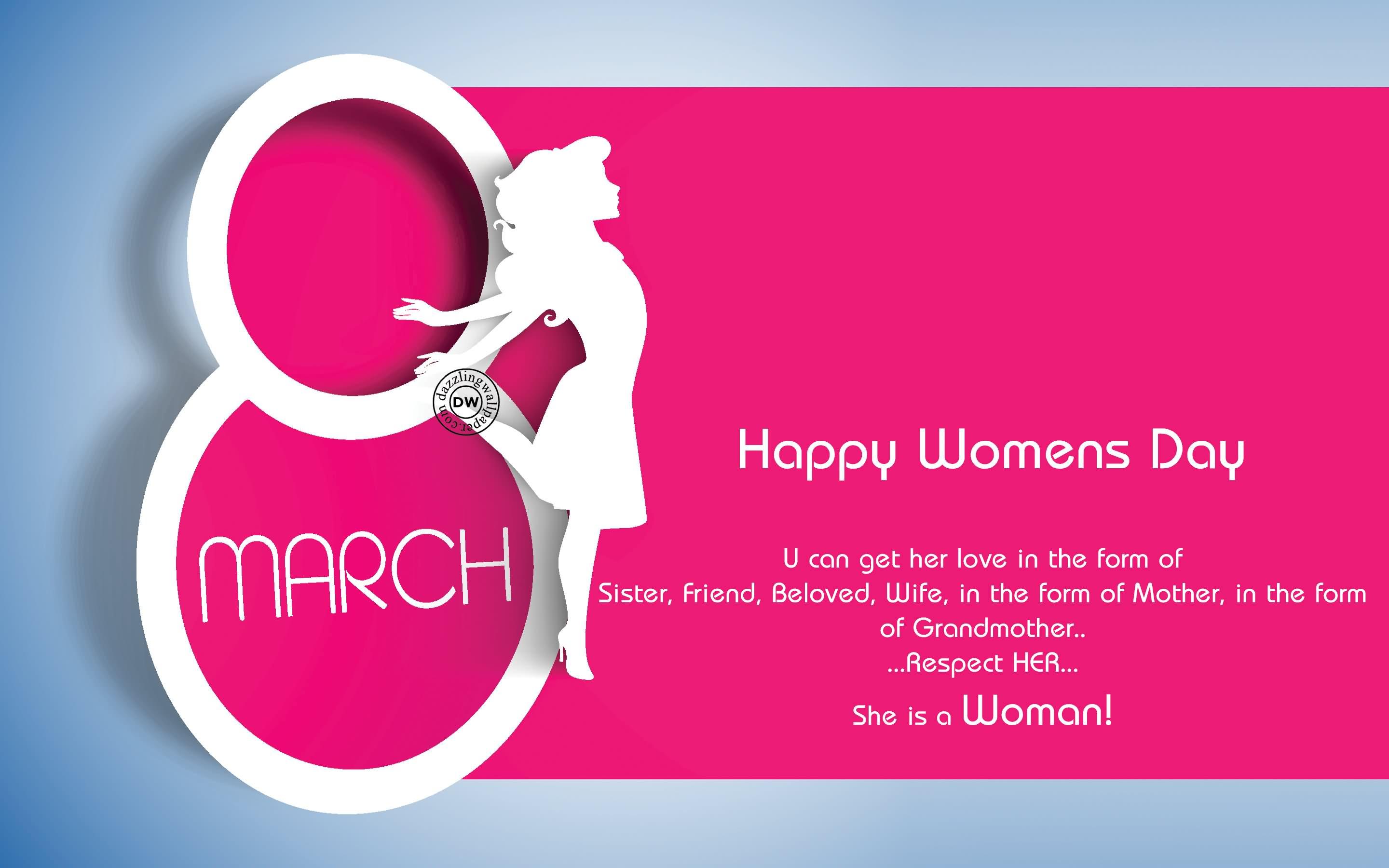 March Happy Women's Day HD Wallpaper