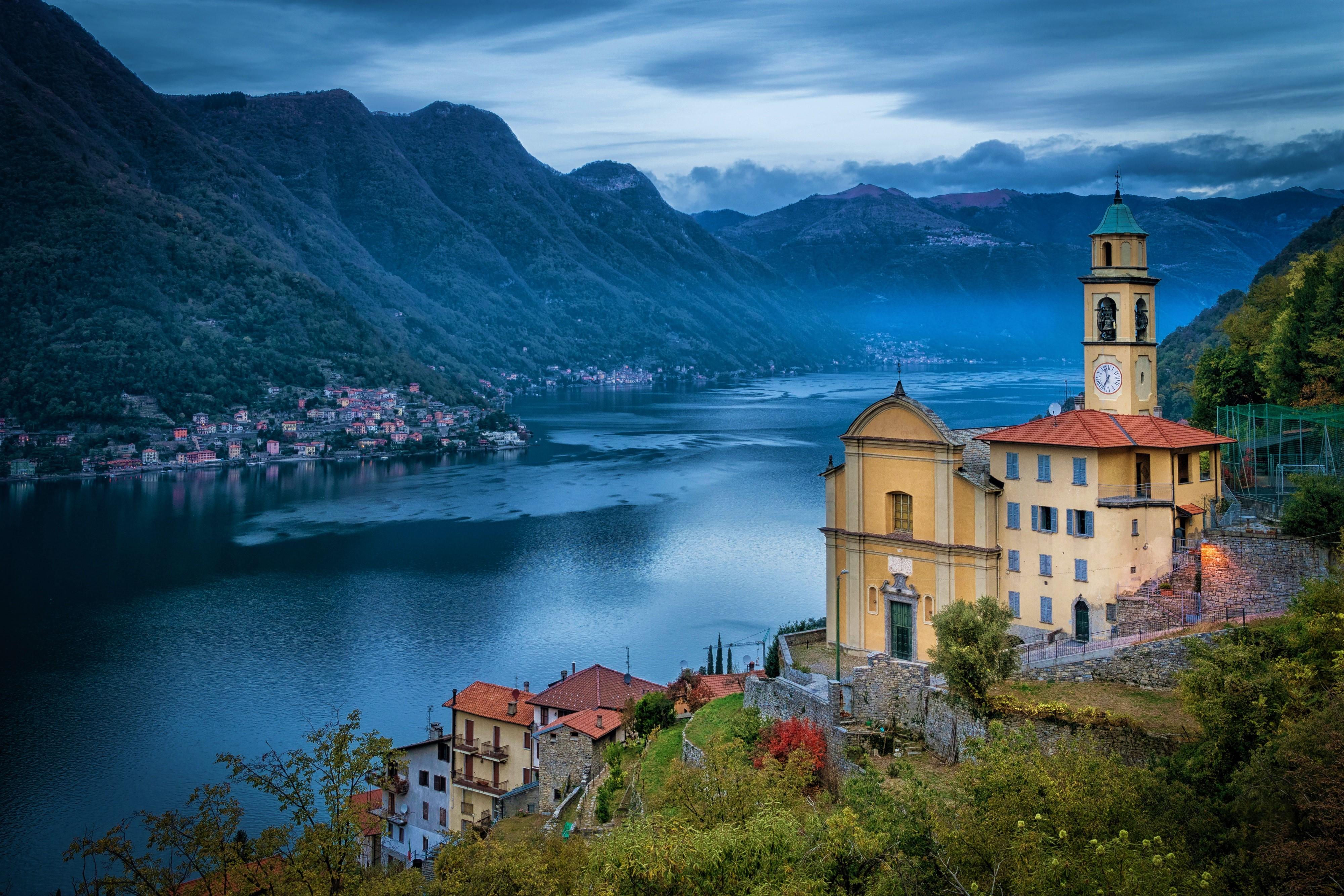 Lake Como, Italy 4k Ultra HD Wallpaper. Background Image