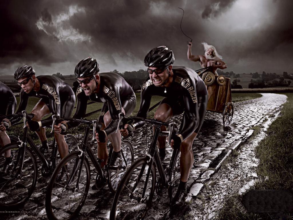 Bicycle Road Racing Wallpaper