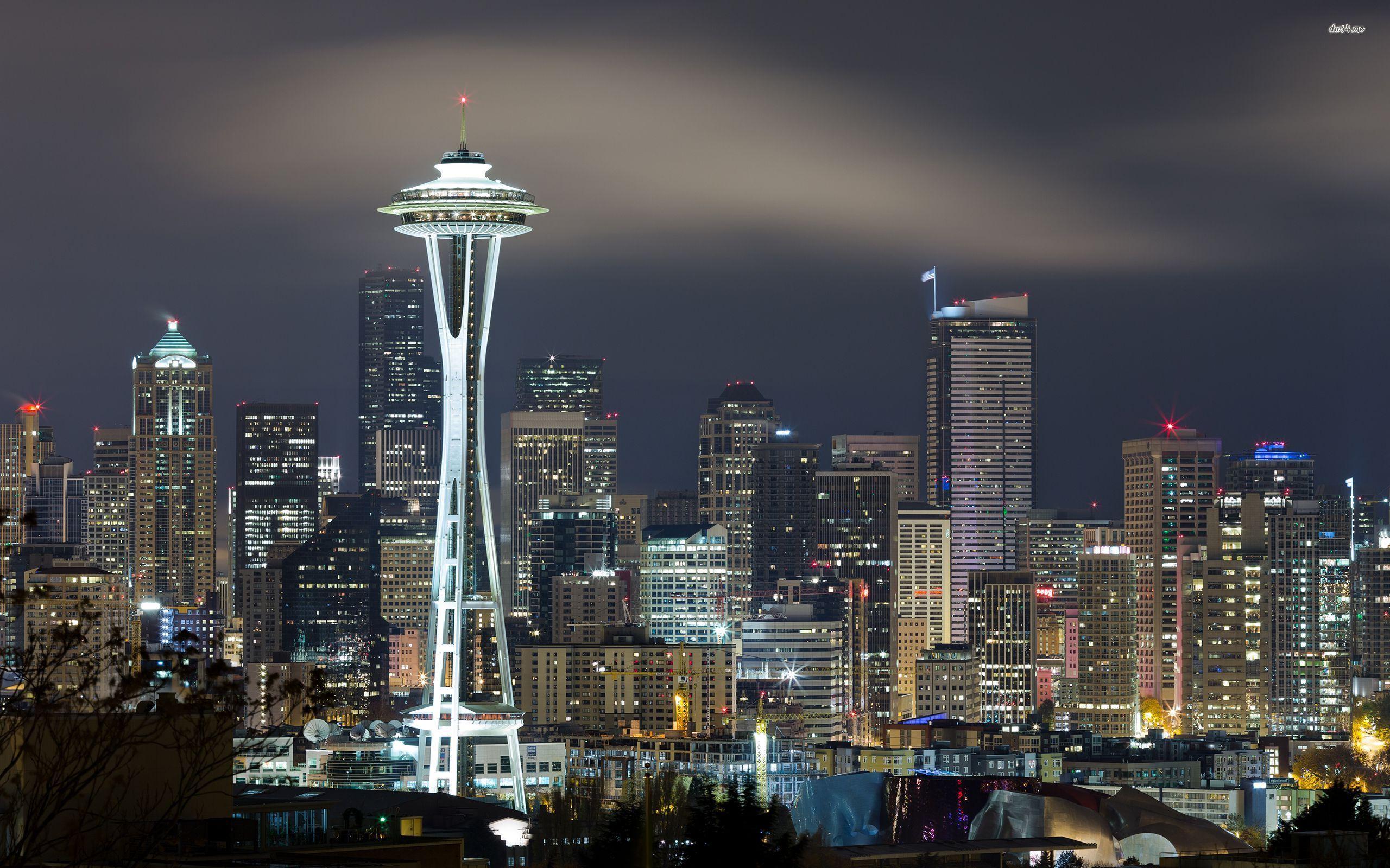 seattle skyline wallpaper