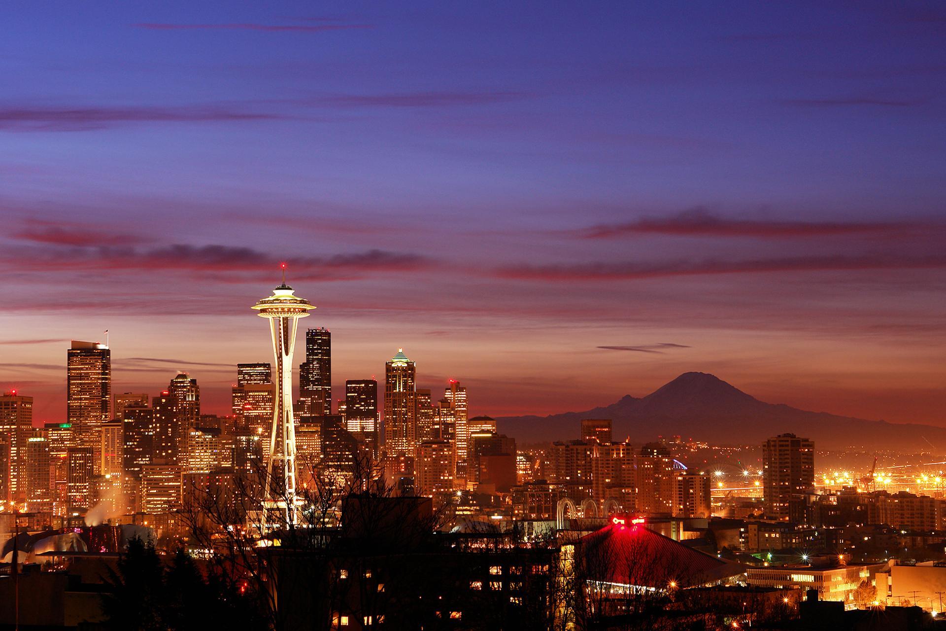SJJ 8316)x1280 Px. HD Seattle Skyline Wallpaper