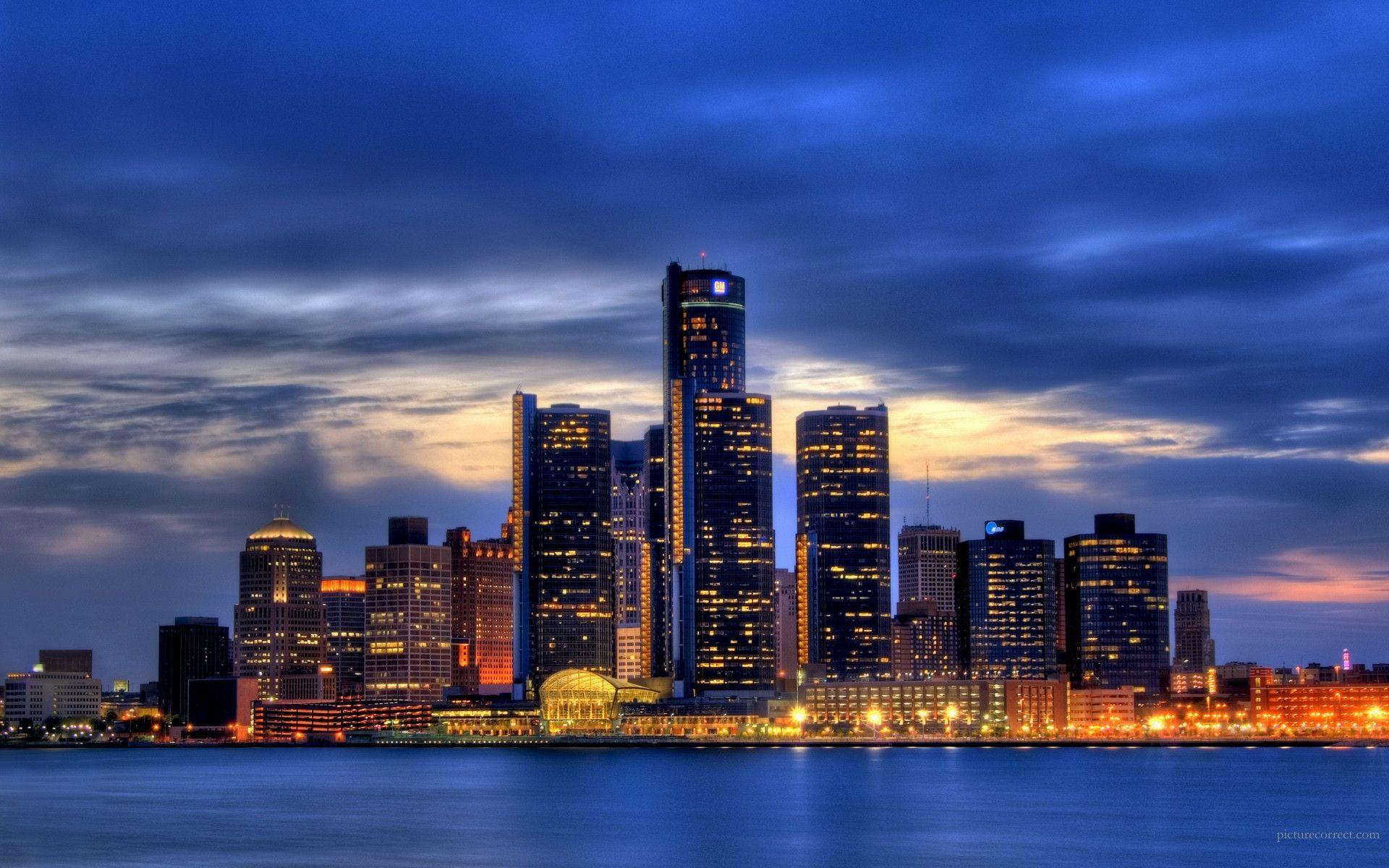 detroit skyline wallpaper Gallery