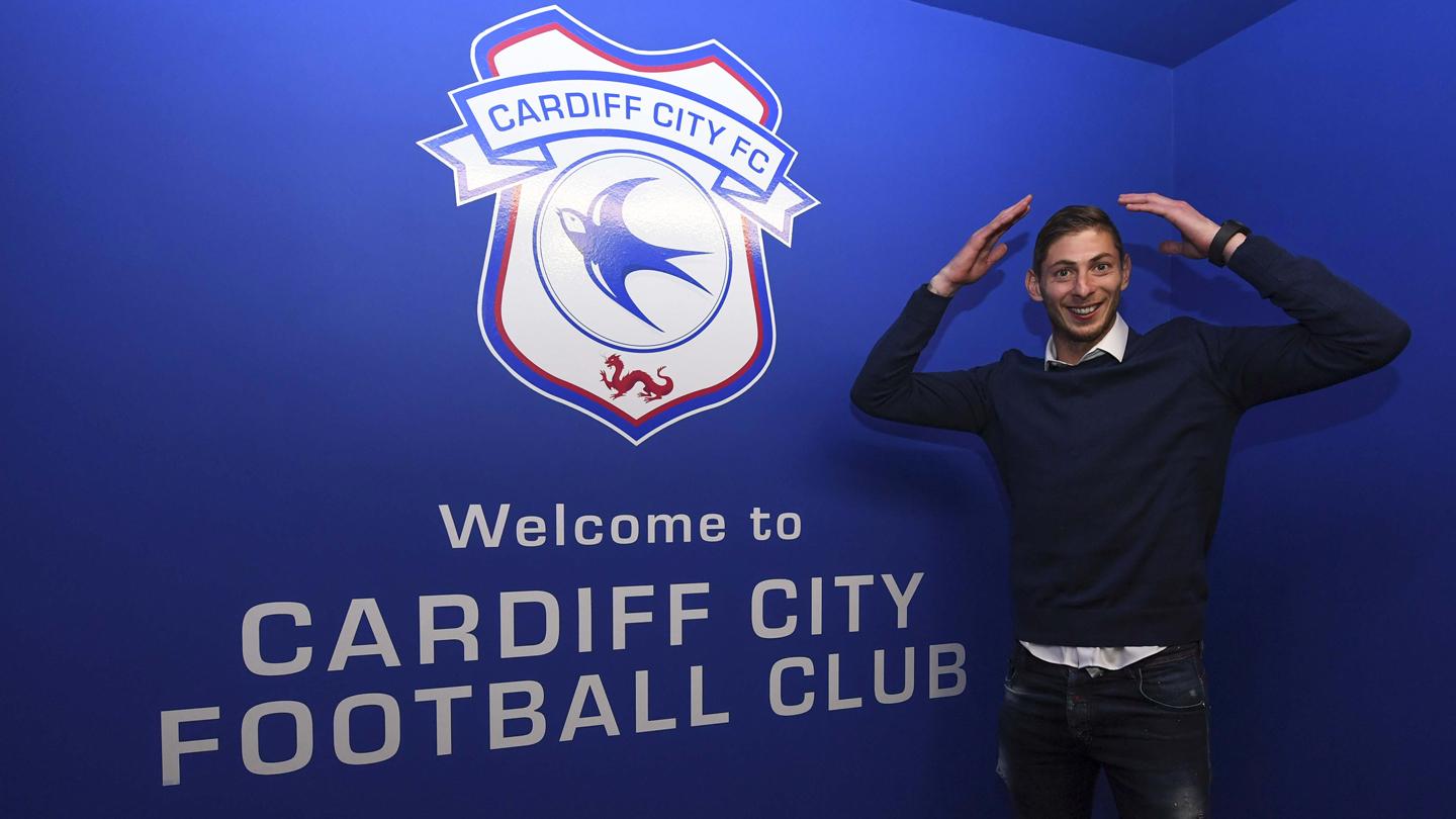 Record signing. Emiliano Sala is a Bluebird