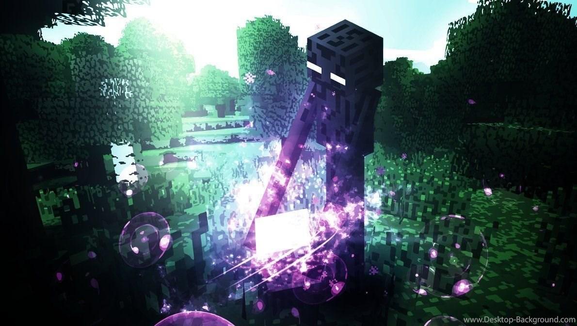 Minecraft Enderman Wallpaper High Definition Desktop Background