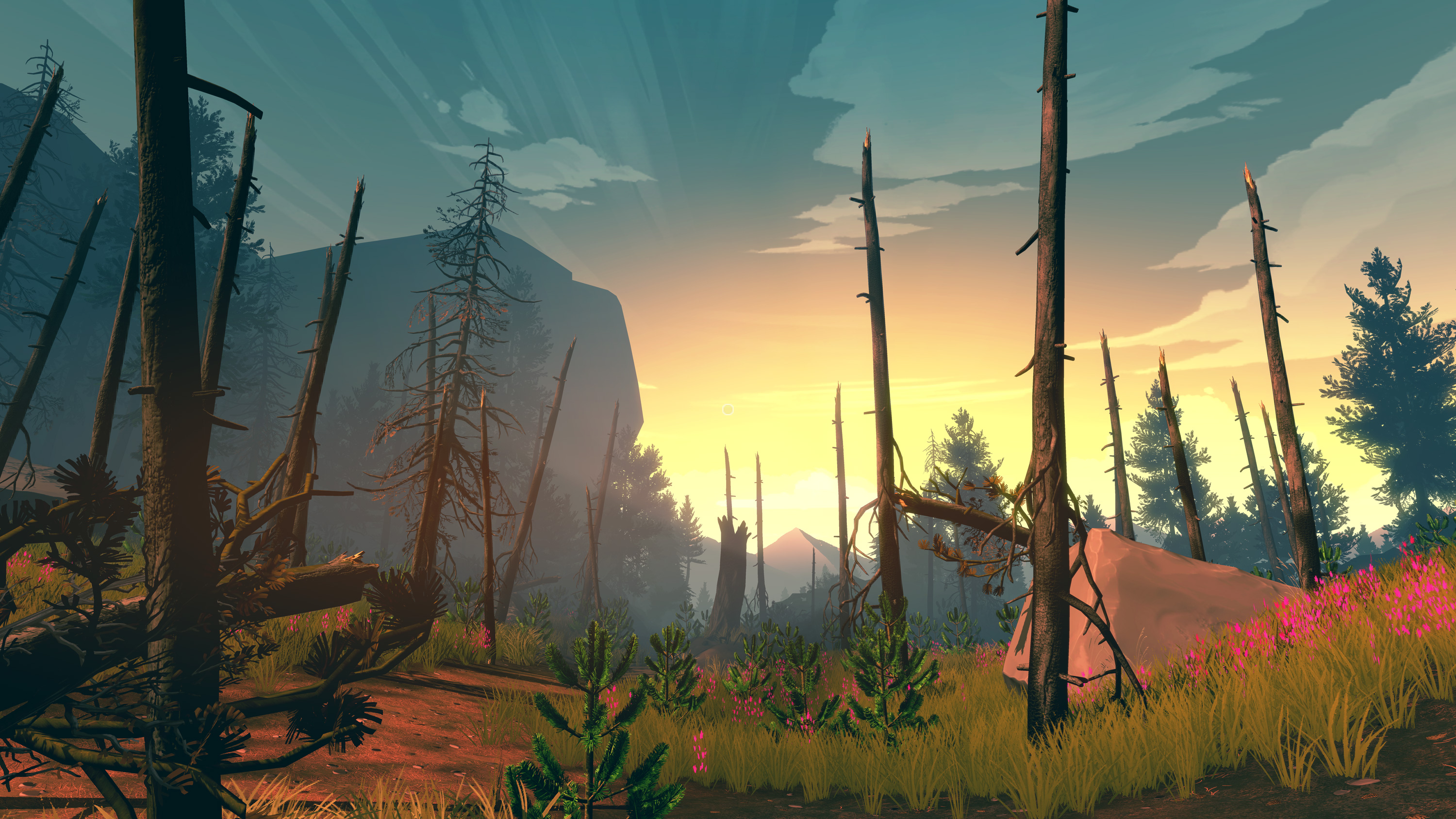 Stunning Desktop Wallpaper from the Firewatch Game