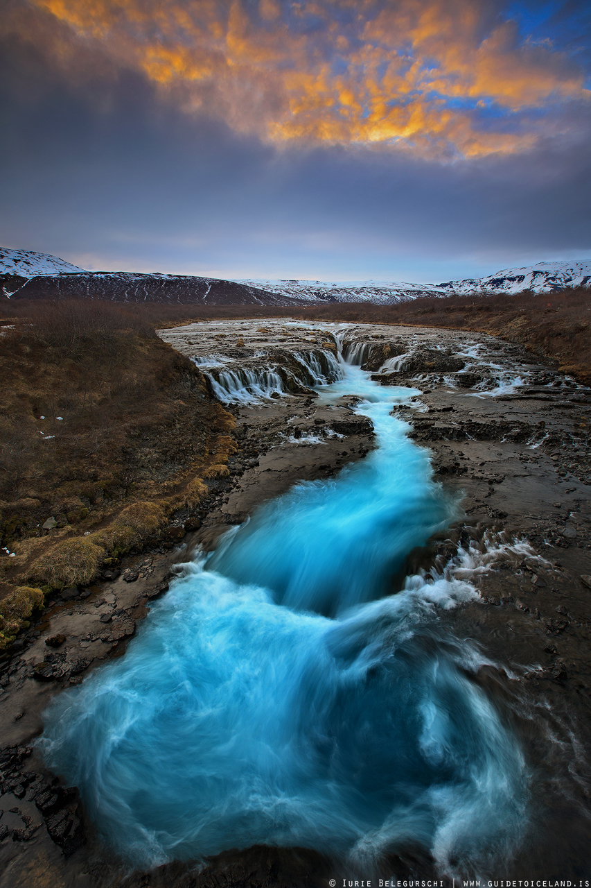 Beautiful Waterfalls in Iceland. Guide to Iceland