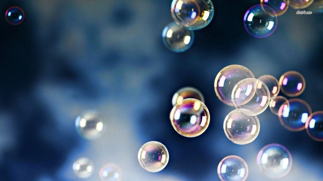 Bubble wallpaper 1366x768 (laptop) desktop background