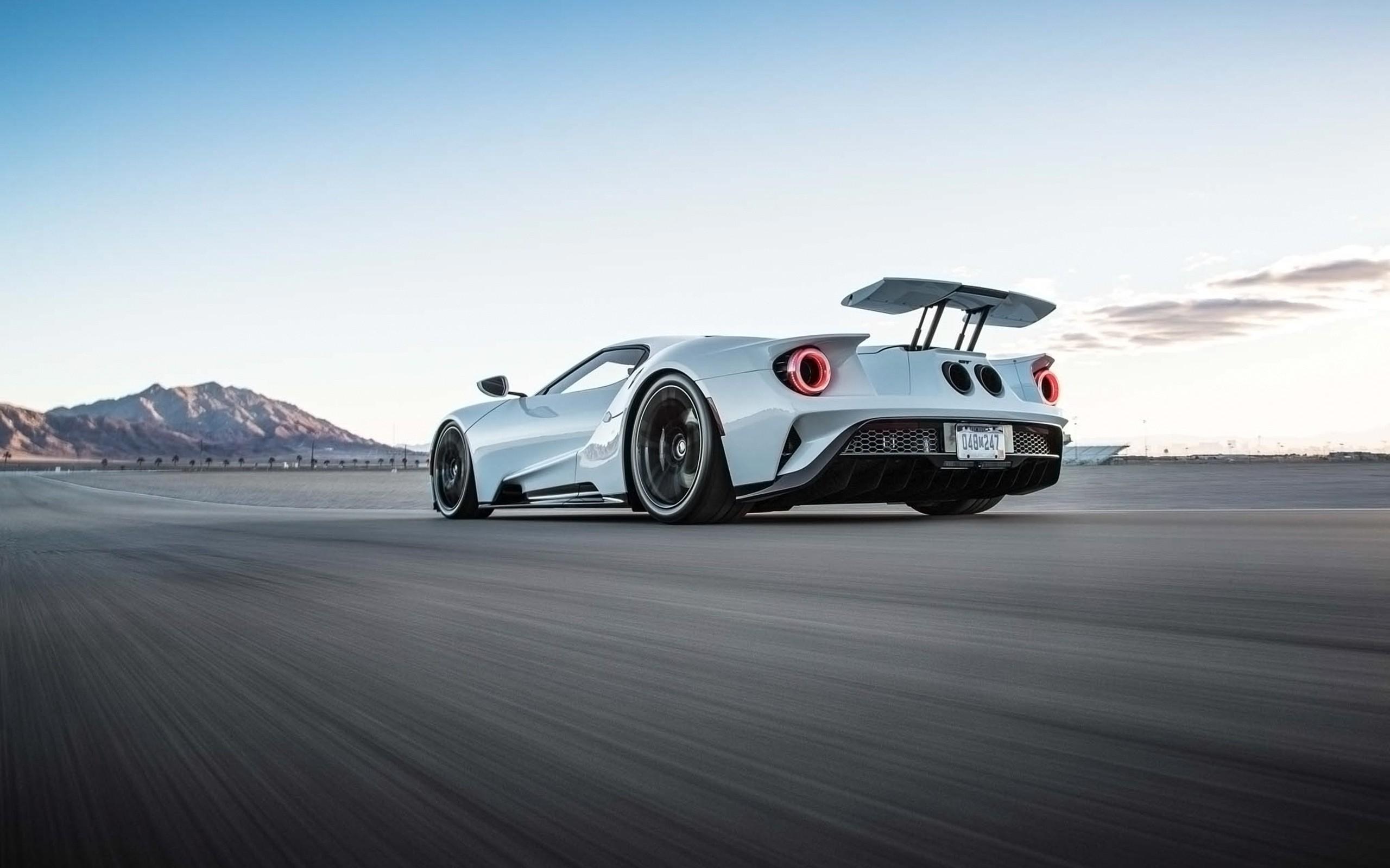 Download 2560x1600 Ford Gt, Back View, Supercar, Cars, Spoiler