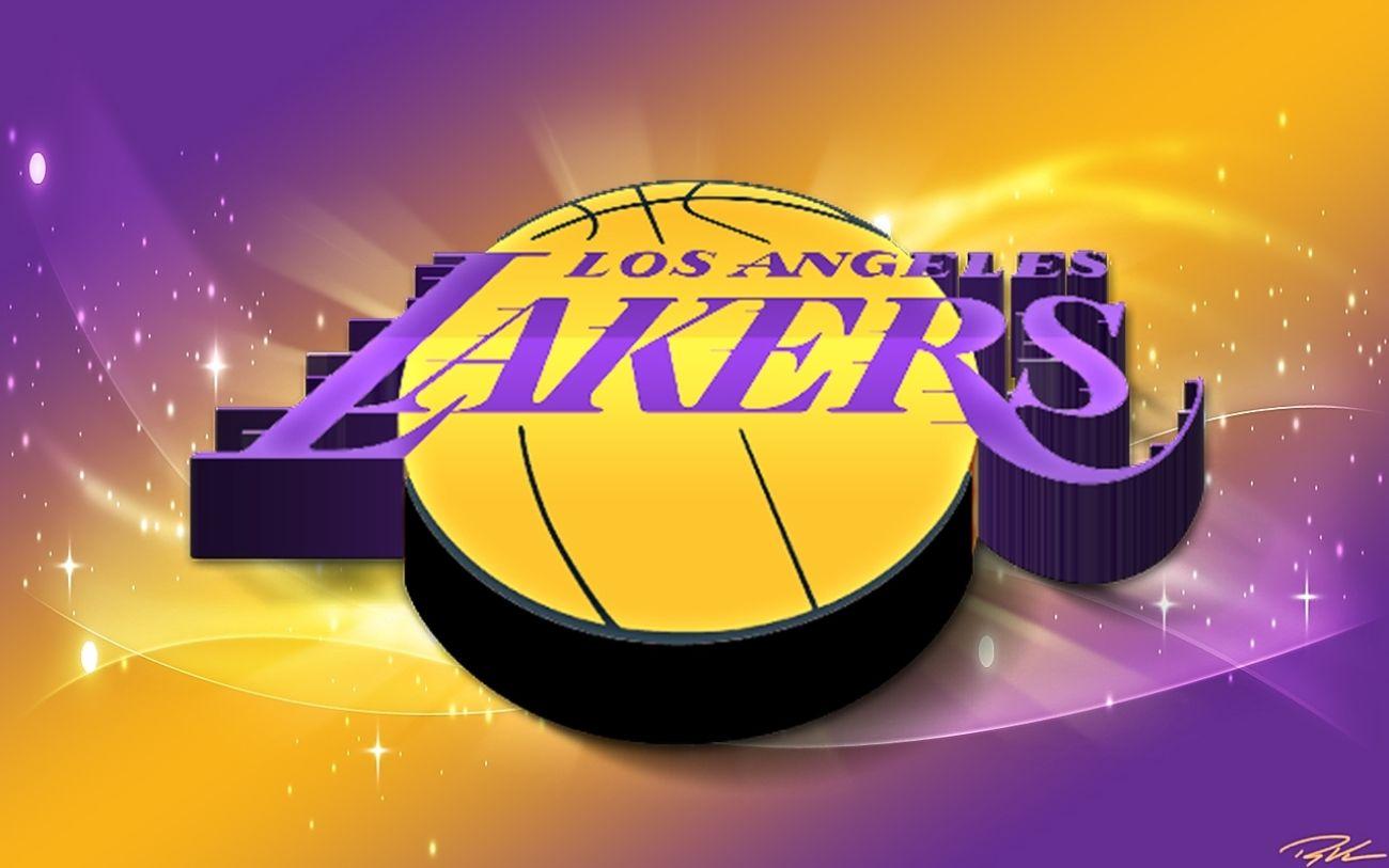 Lakers Glare Purple Yellow Background HD Lakers Wallpapers  HD Wallpapers   ID 72478