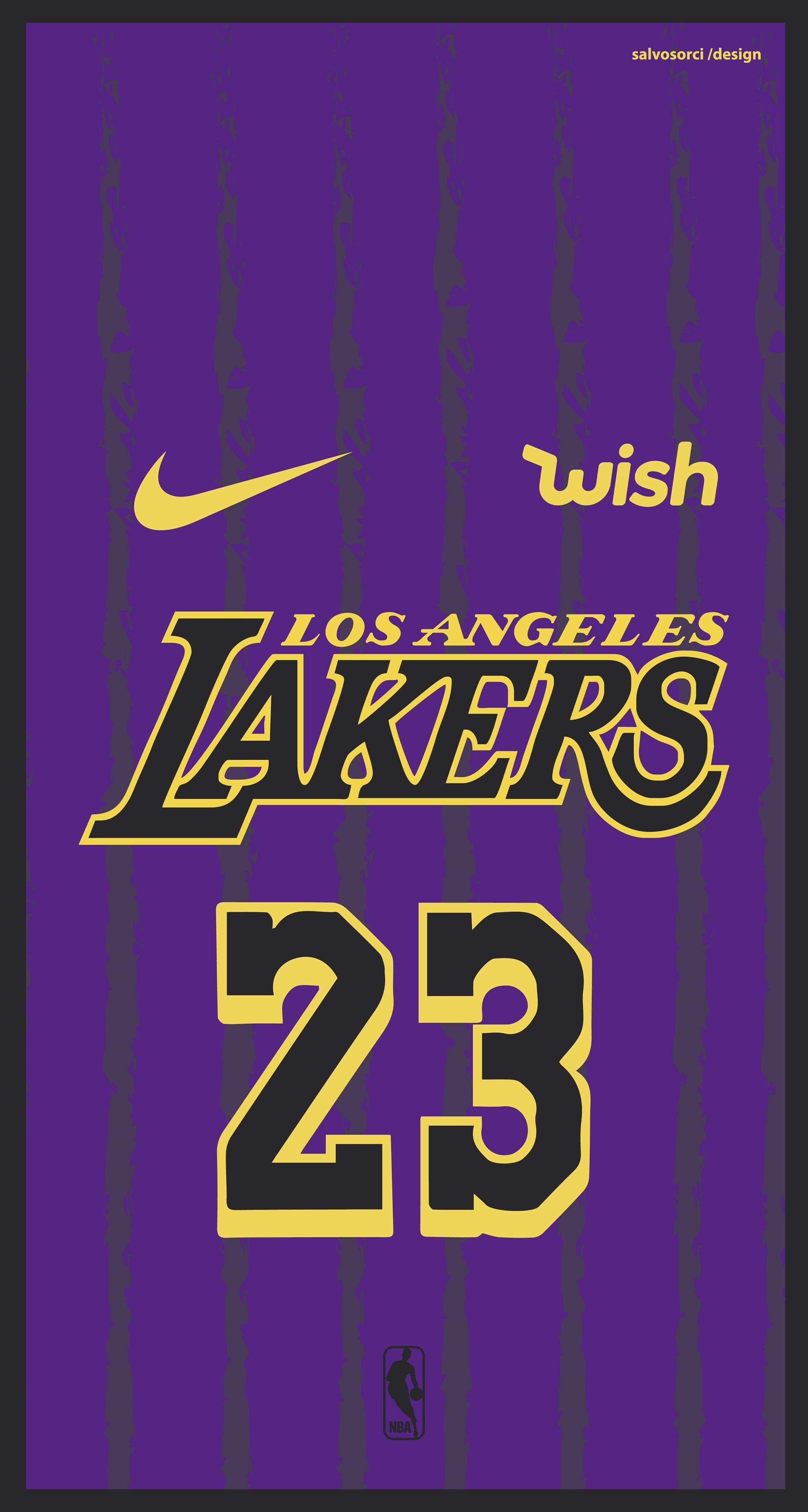 LOS ANGELES LAKERS NBA LeBron James Vector Shirt Nike City Edition