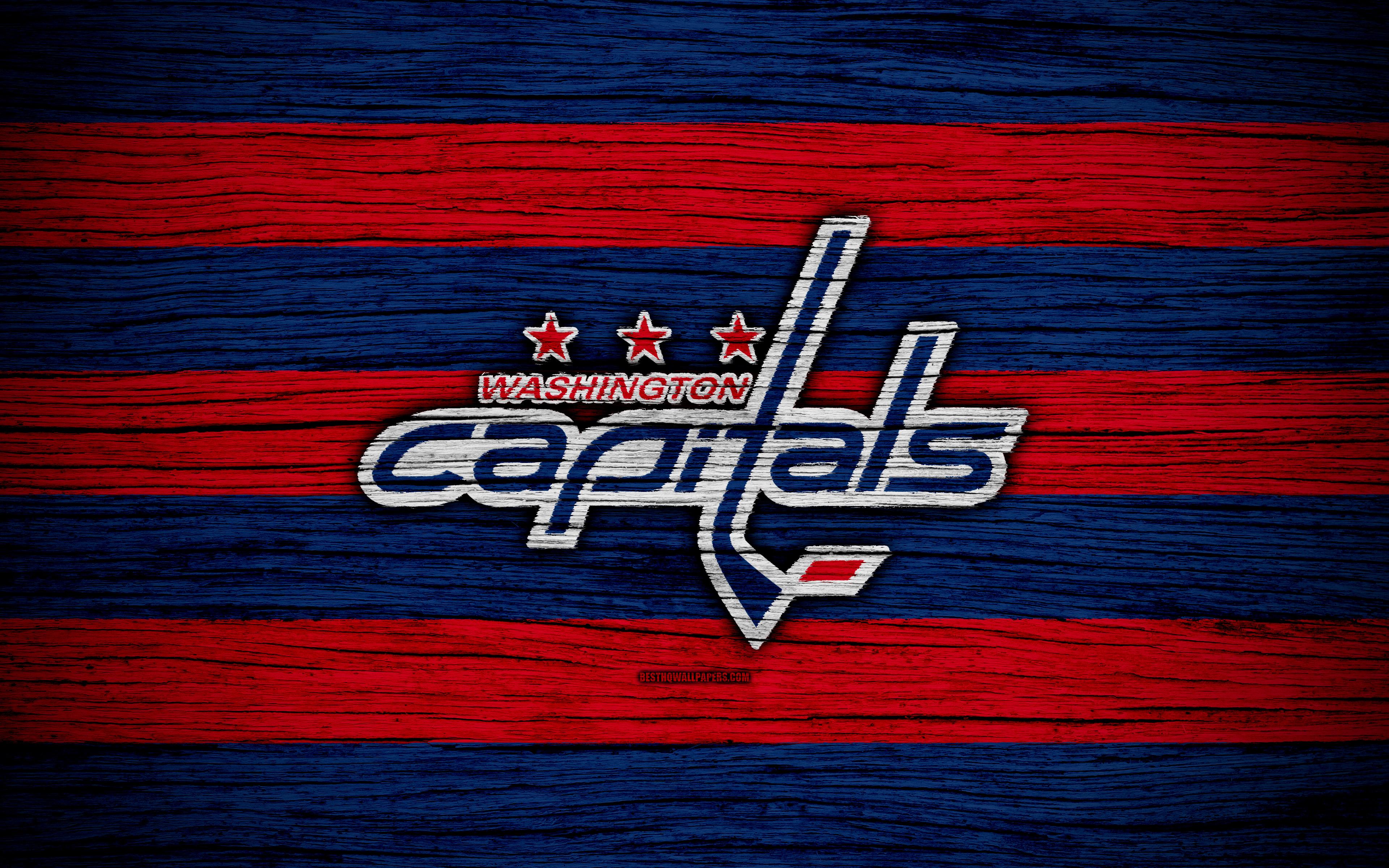 Download wallpaper Washington Capitals, 4k, NHL, hockey club