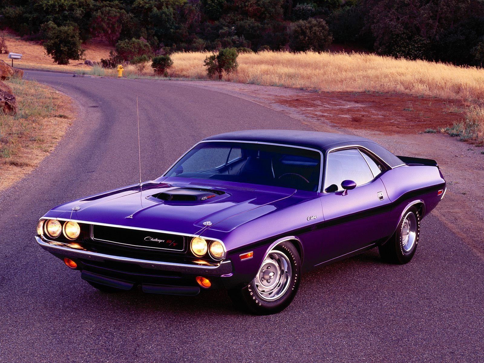 Purple Classic Car Wallpaper, HQ Background. HD wallpaper. Dodge muscle cars, Dodge challenger, Dodge challenger hemi