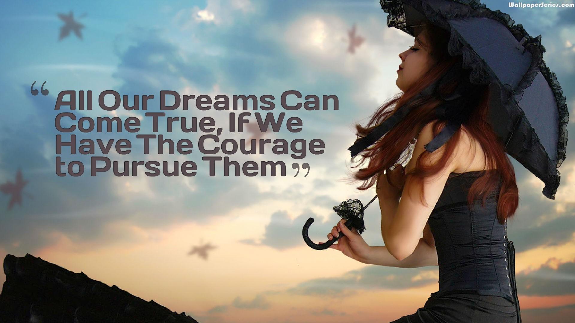 Dream Quotes Wallpaper HD Background, Image, Pics, Photo Free