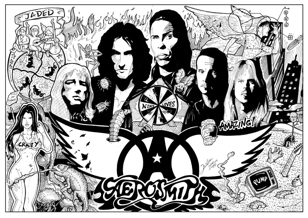 Aerosmith Wallpaper 24 X 851