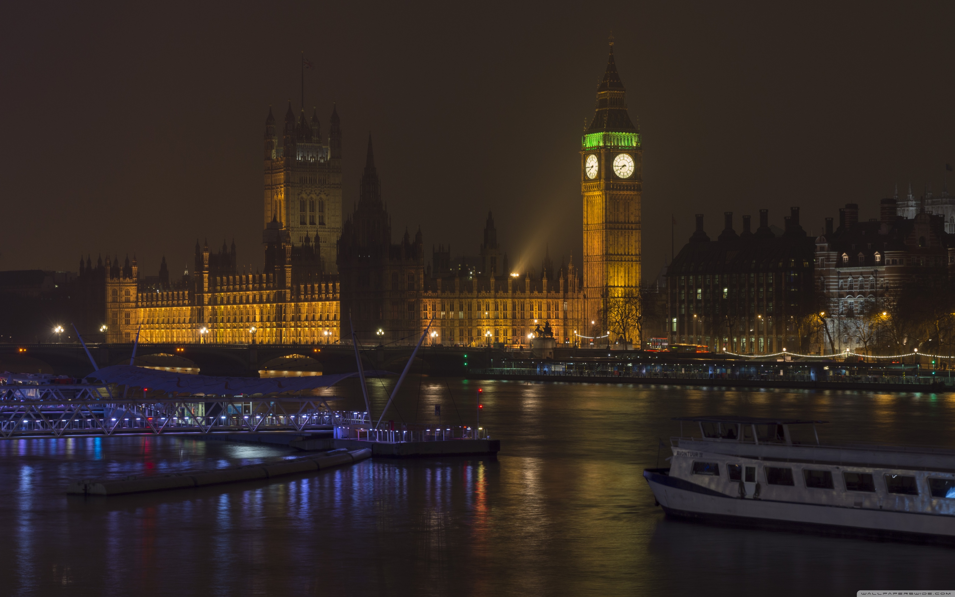 Big Ben At Night ❤ 4K HD Desktop Wallpaper for 4K Ultra HD TV