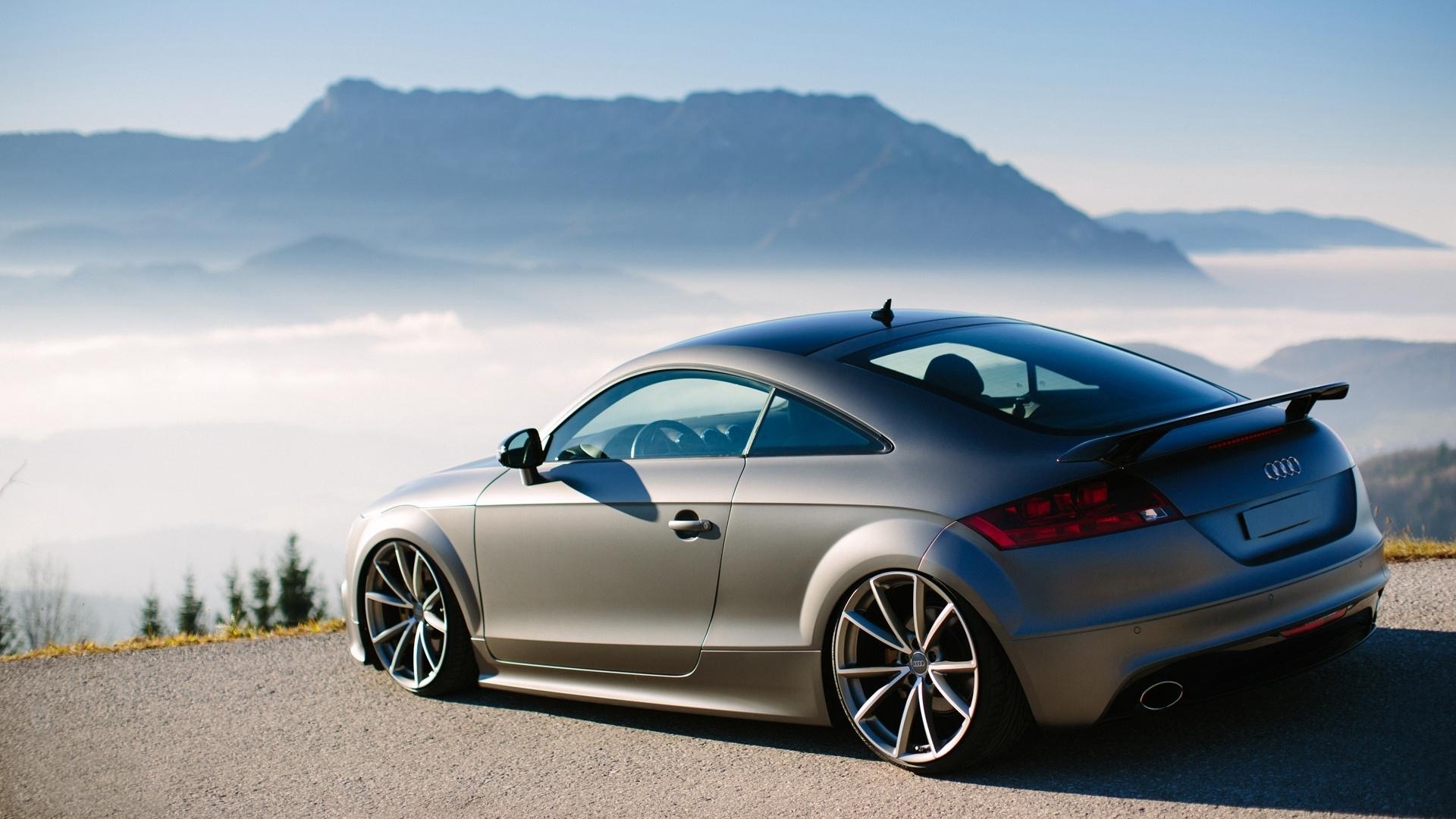 Download wallpaper 1920x1080 audi tt, austria, fog, tuning