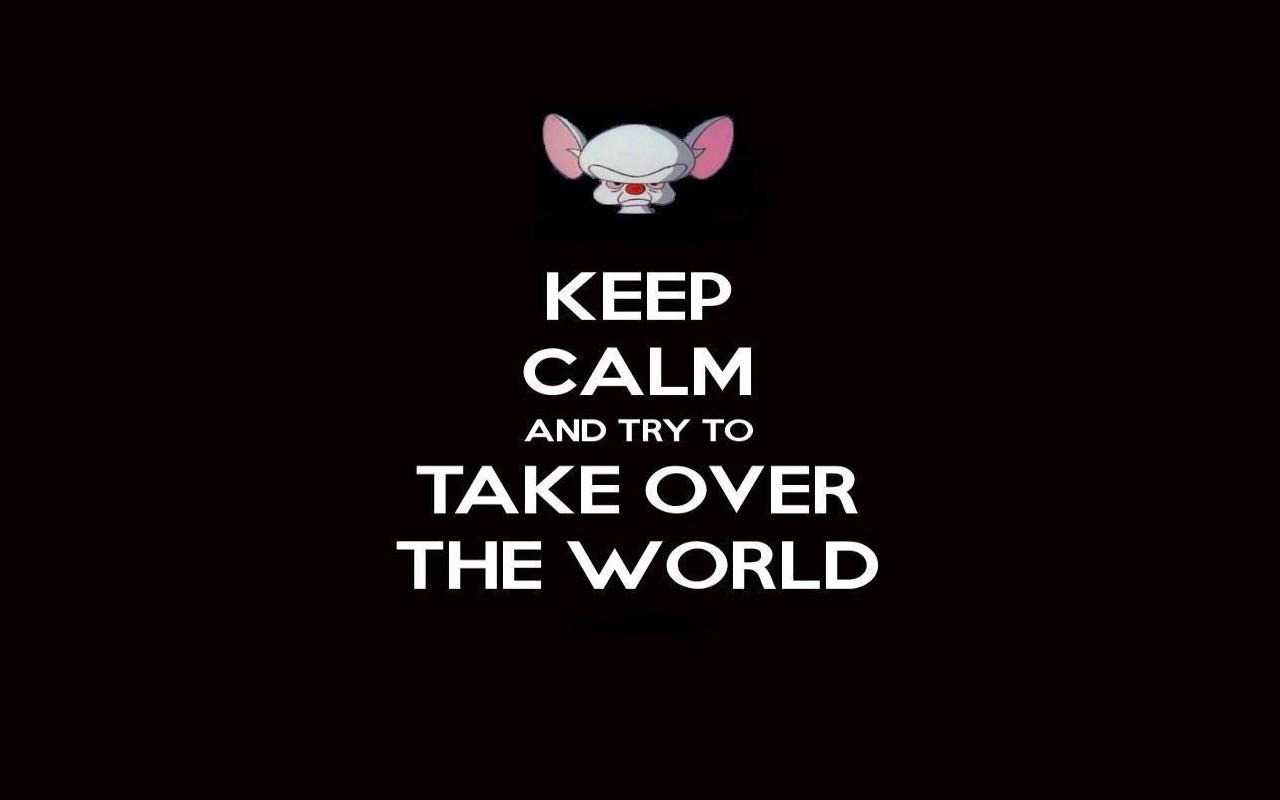 Pinky and the Brain, keep calm :: Wallpapers
