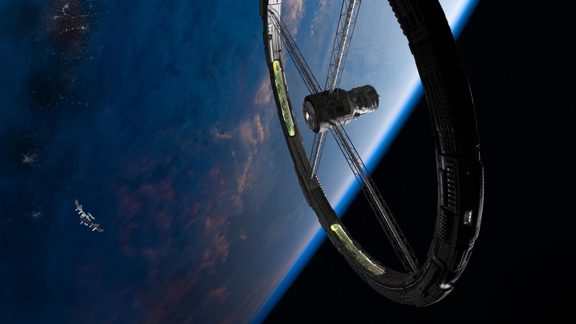 Daily Wallpaper: International Space Stations. I Like To Waste My Time