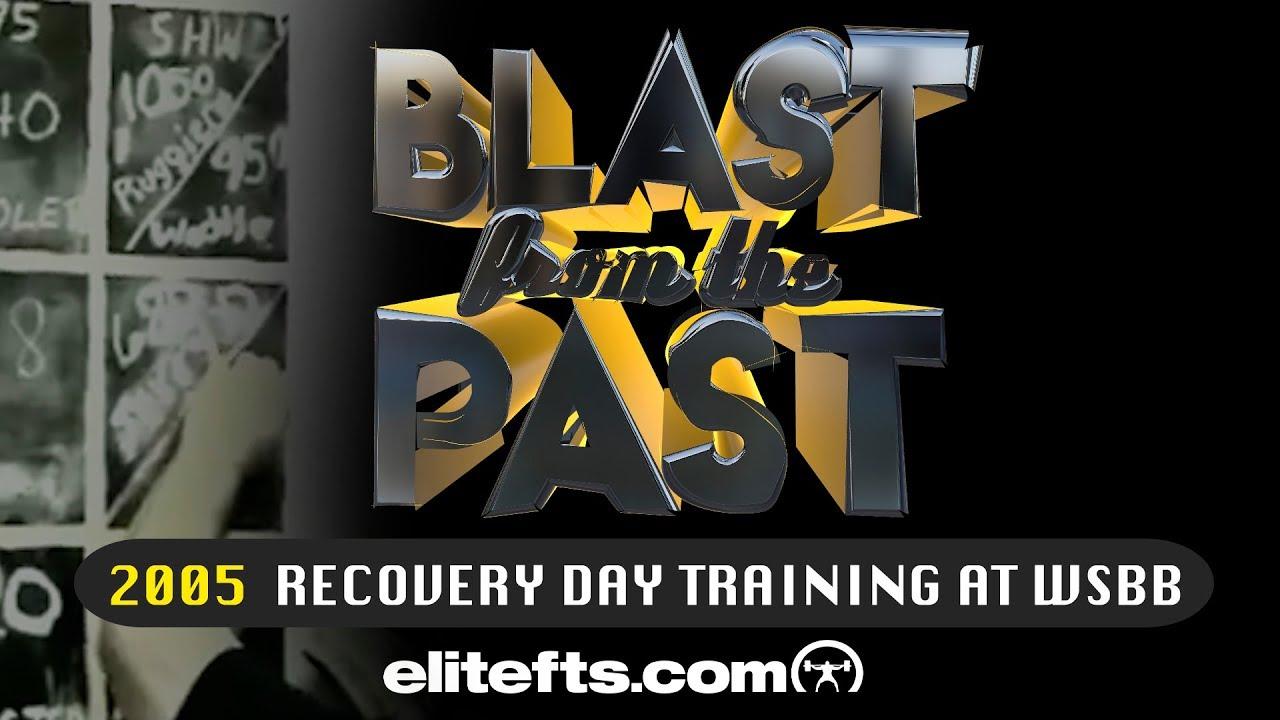 Recovery Day Training at Westside Barbell