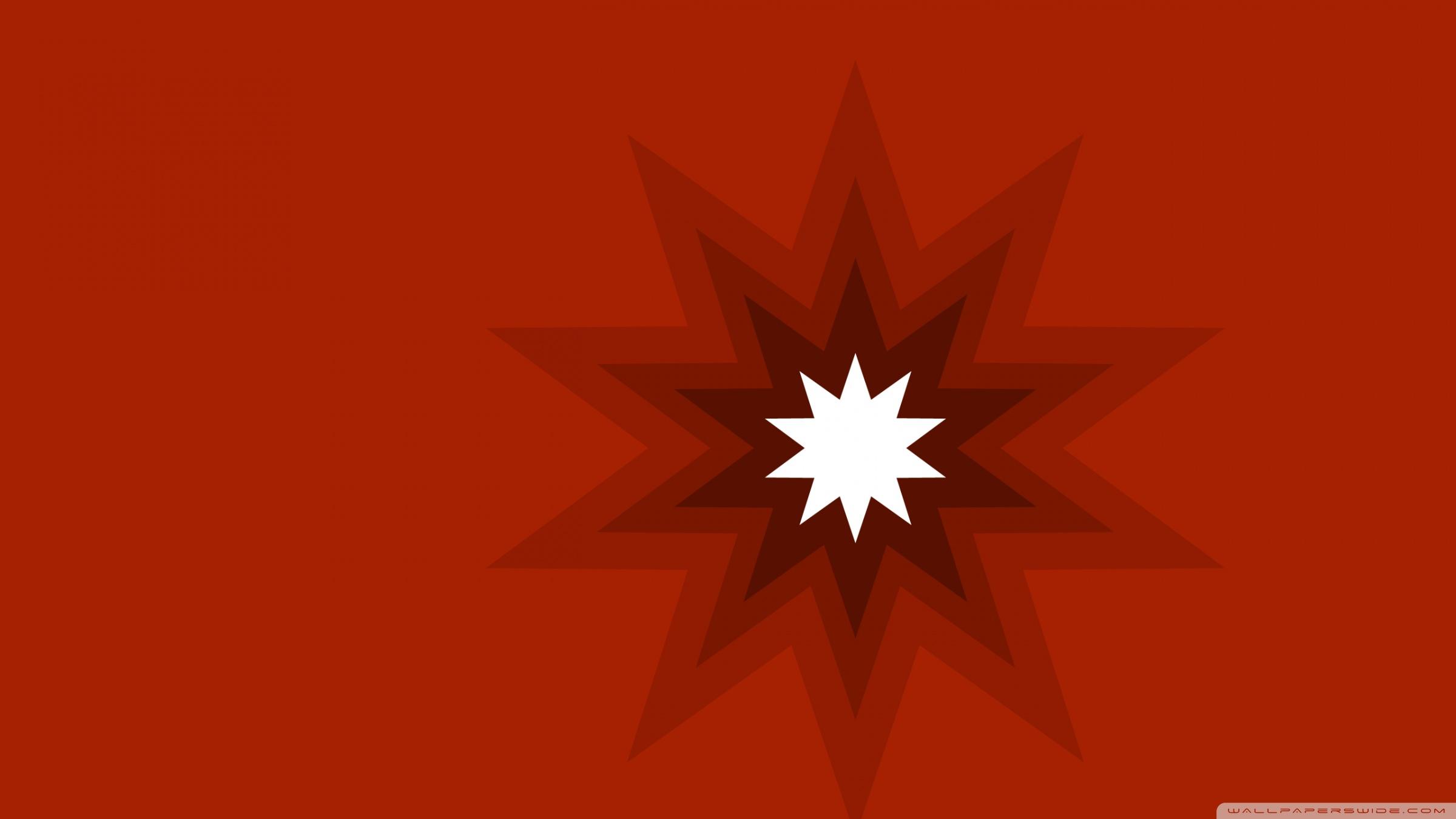 Shiny Red Star ❤ 4K HD Desktop Wallpaper for 4K Ultra HD TV