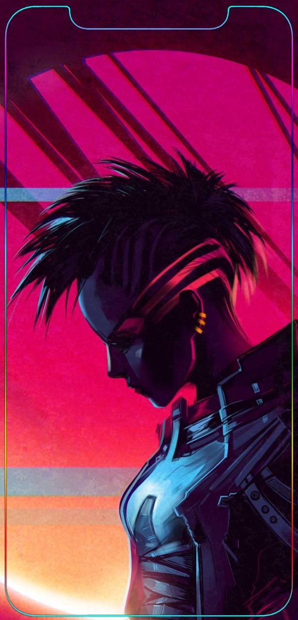 Pocophone Cyperpunk Wallpaper