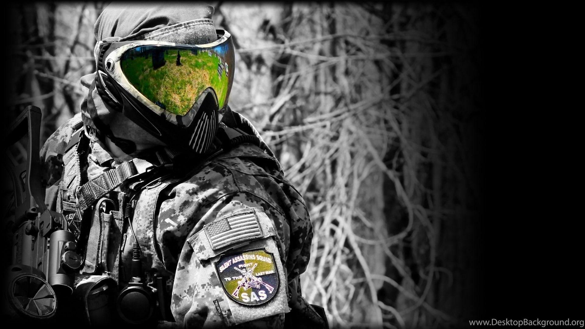 PAINTBALL Weapon Gun Paint Extreme Strategy Action Wallpaper