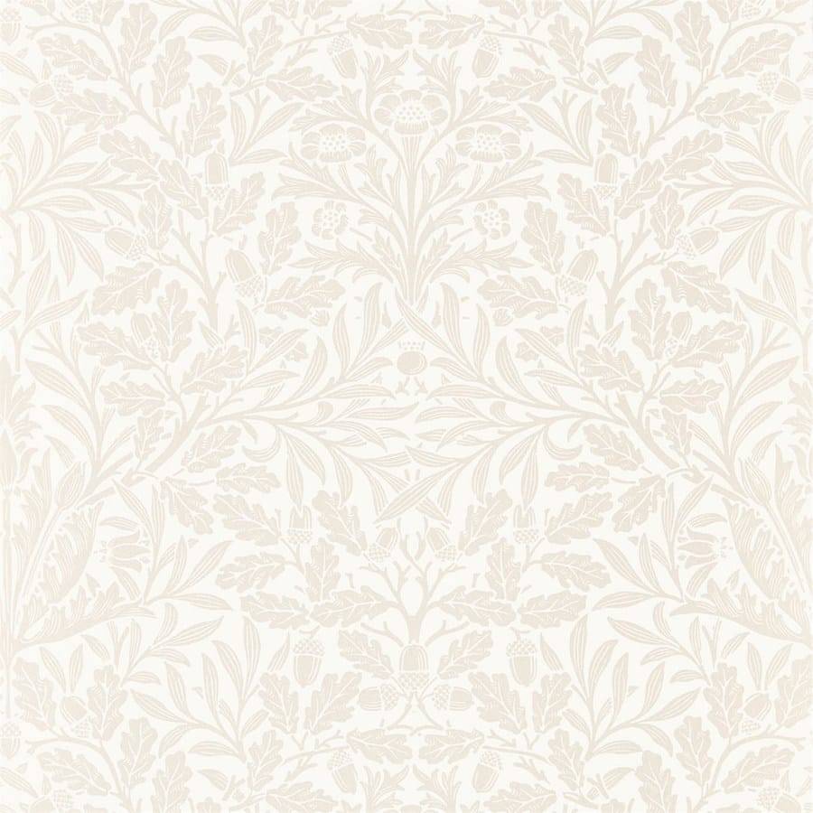 Pure Acorn Ivory Pearl Wallpaper from Morris & Co