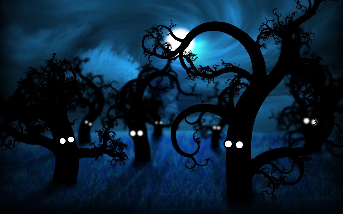 Forest Midnight Wallpaper in jpg format for free download
