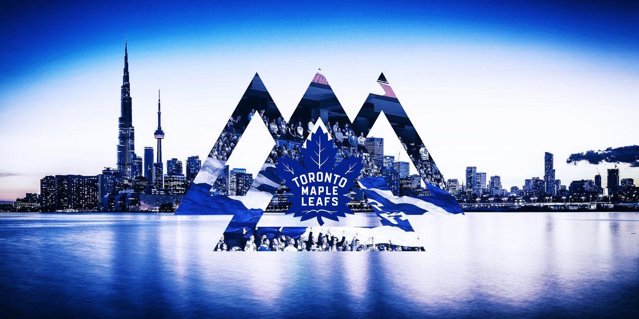 A polyscape wallpaper of the Toronto Maple Leafs. All