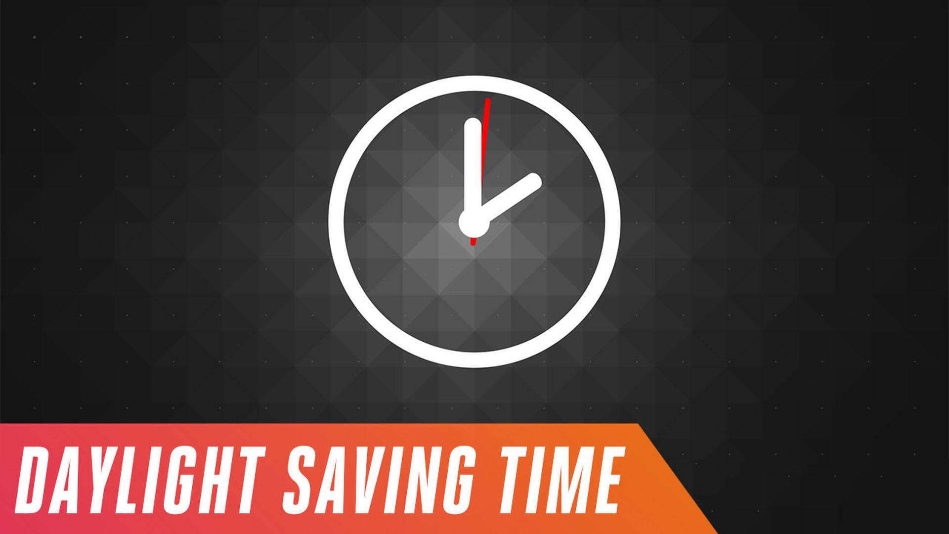 Save time. Daylight savings time 2022.