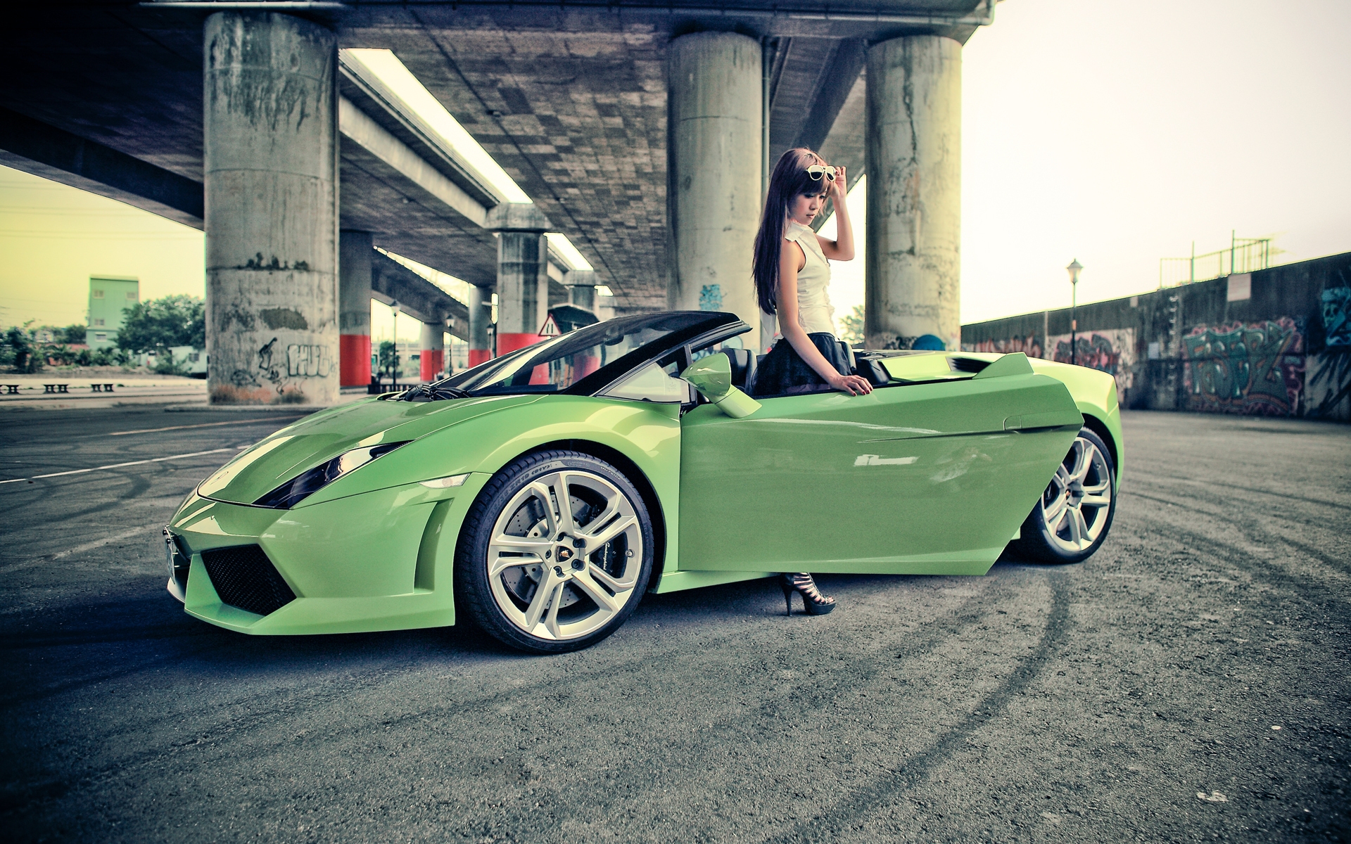 Pink And Green Lambo Wallpapers Wallpaper Cave