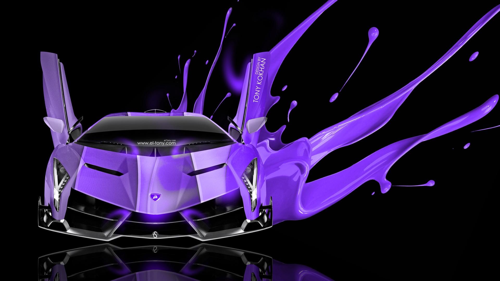 Purple Lamborghini Wallpaper