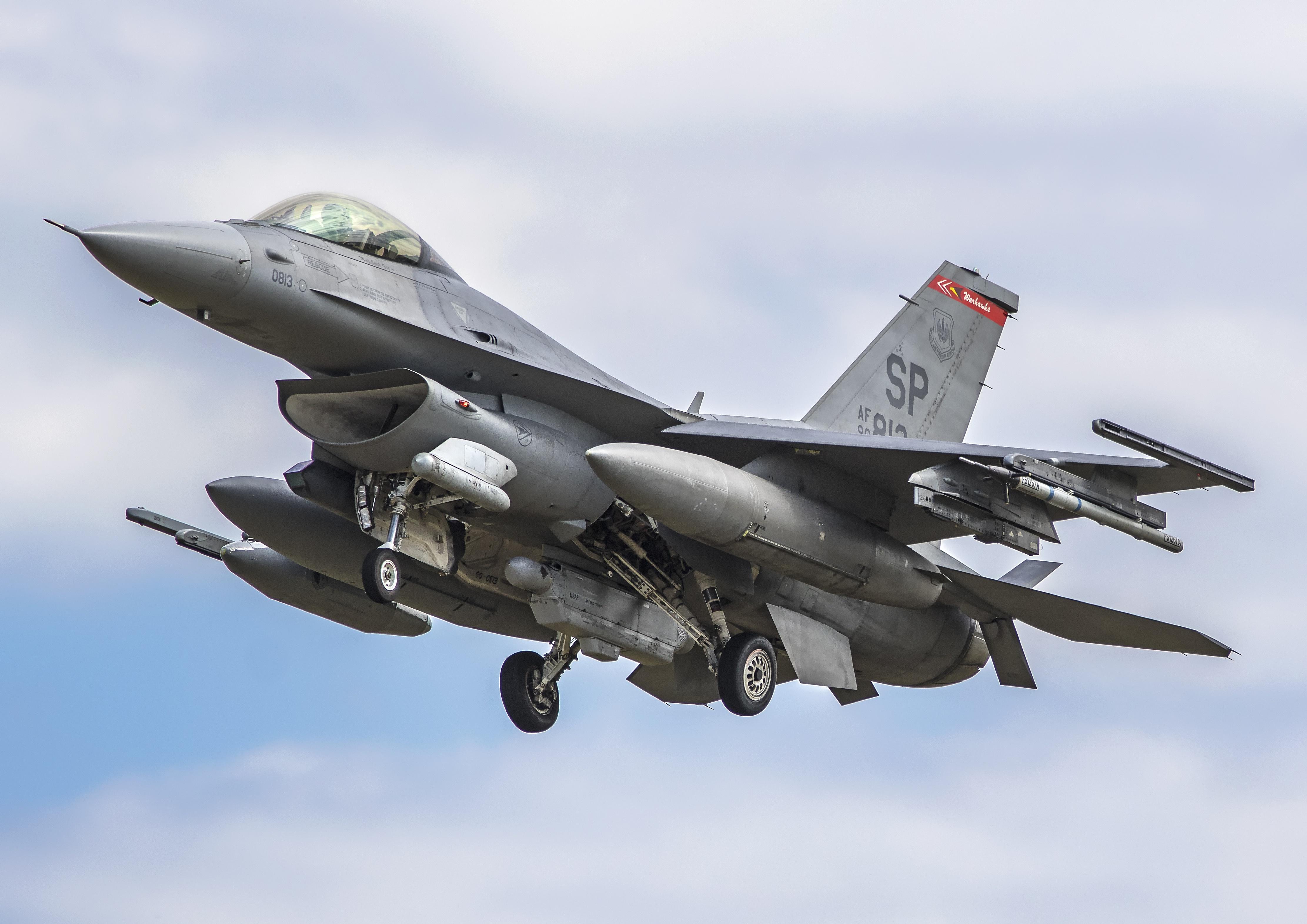 Wallpaper General Dynamics F 16 Fighting Falcon, Air Superiority