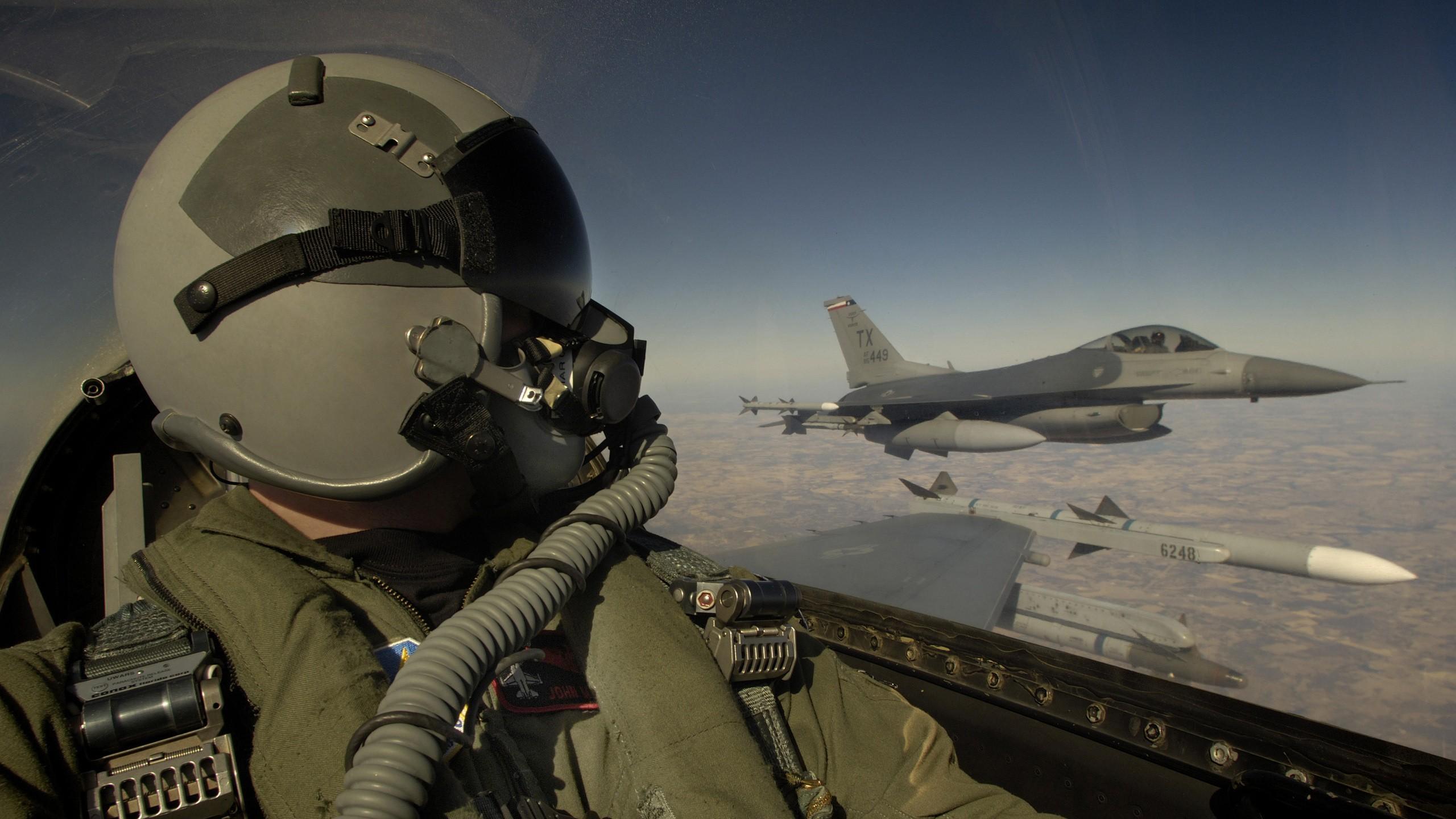 General Dynamics F 16 Fighting Falcon, #US Air Force, #cockpit