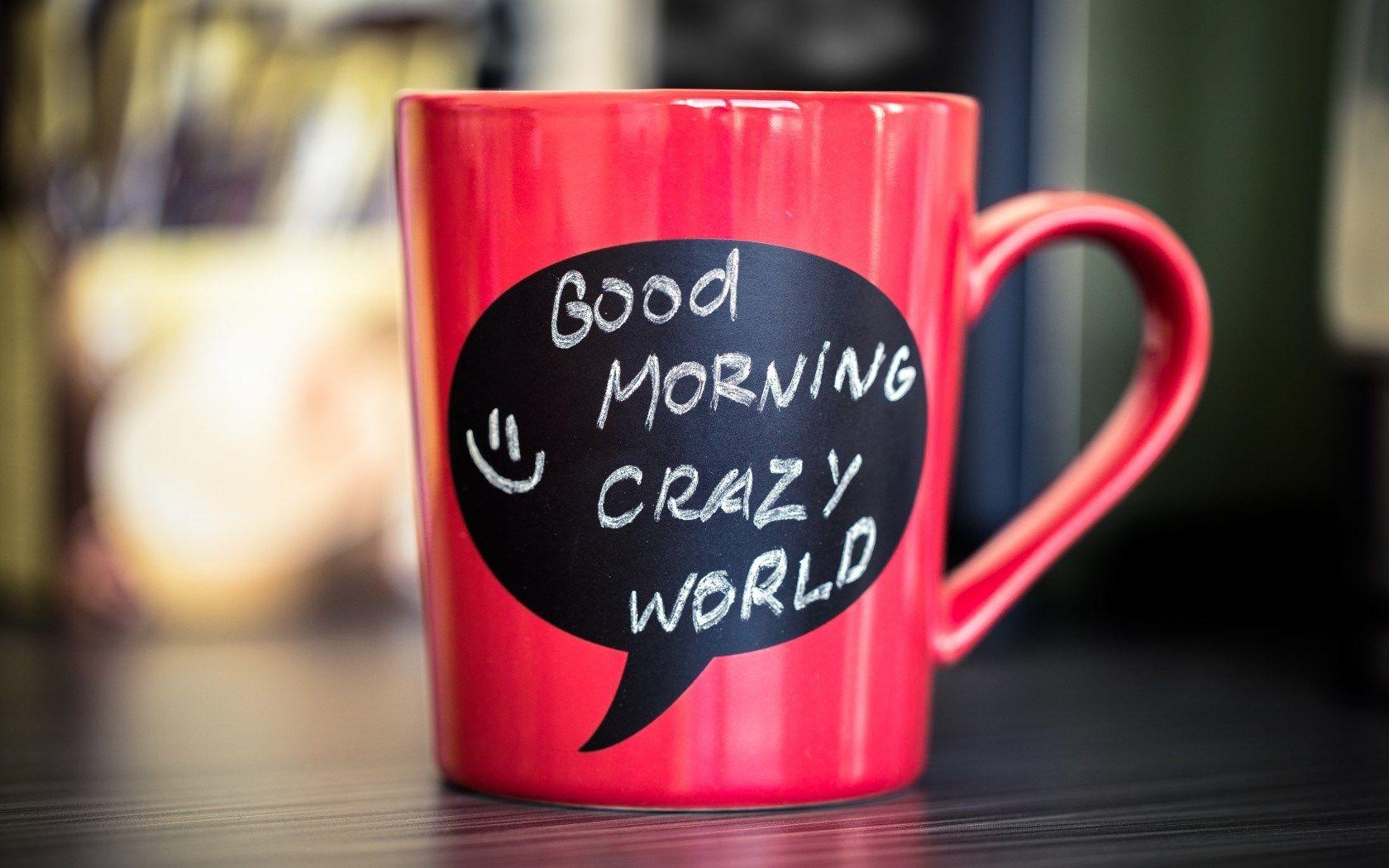 Good Morning coffee mug HD wallpaper Good Morning, Have a nice day