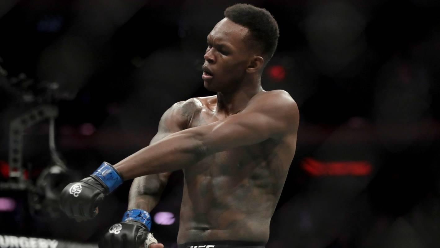 Israel Adesanya moves up to sixth in UFC middleweight rankings