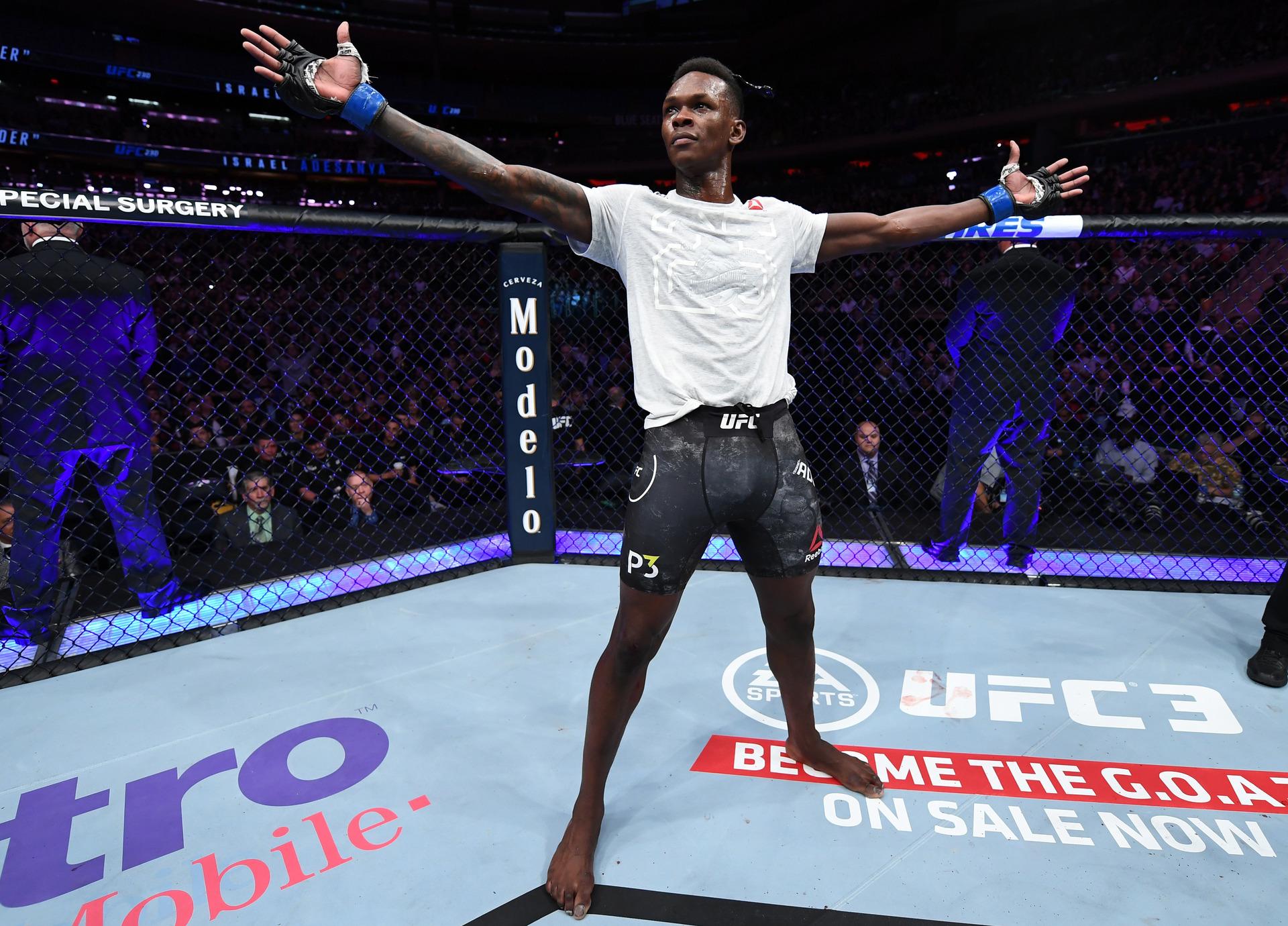 UFC: Israel Adesanya tops UFC list of 2018's breakout stars