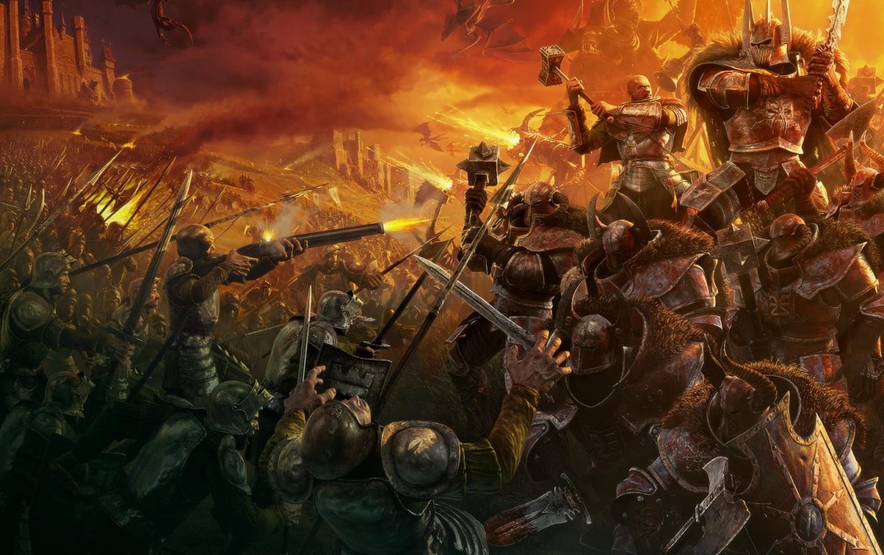 Warhammer: Mark of Chaos wallpaper. Warhammer: Mark of Chaos stock