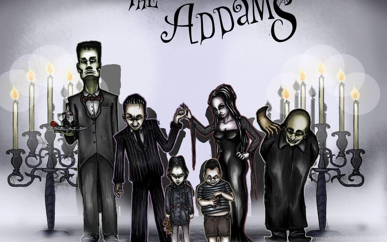 The Addams Family By ArtSpansTime Desktop Background