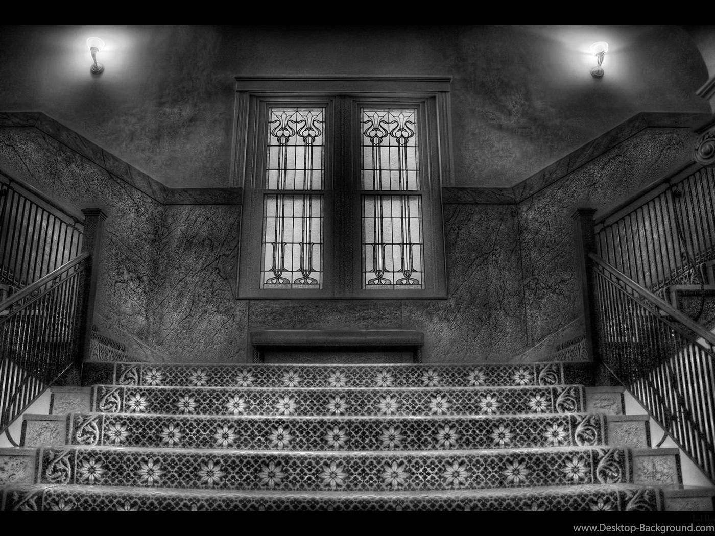 The Addams Family Staircase By Joelht74 Desktop Background