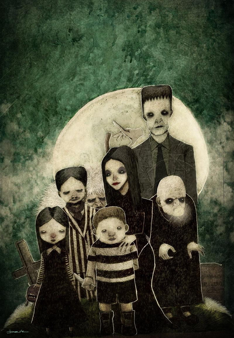 Addams Family Wallpaper #traffic Club