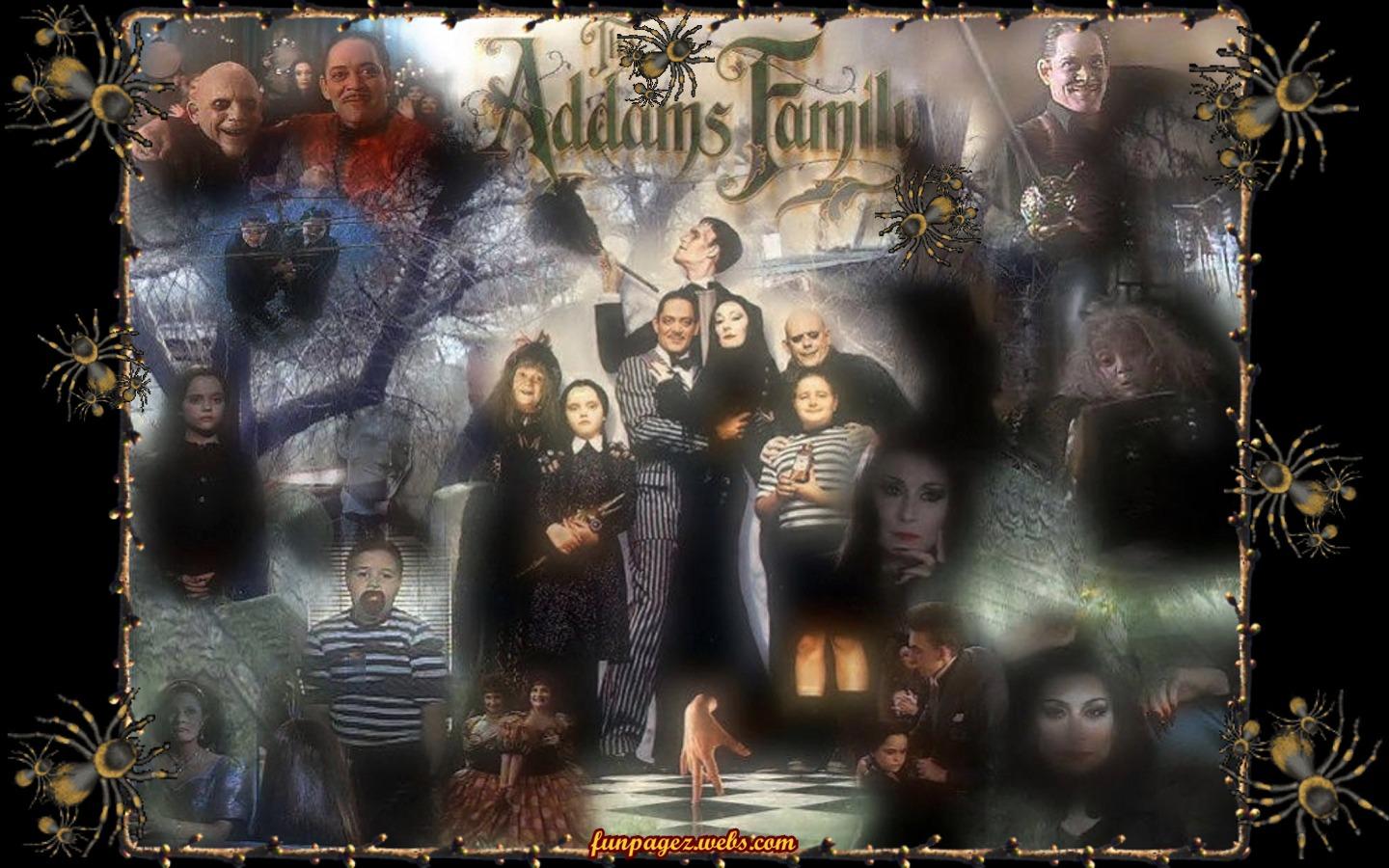 Addams Family 90s Wallpaper by Mardi's Funpagez Featuring The Dark