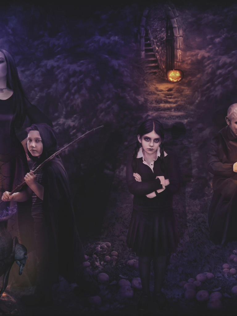 Addams Family iPad mini wallpaper