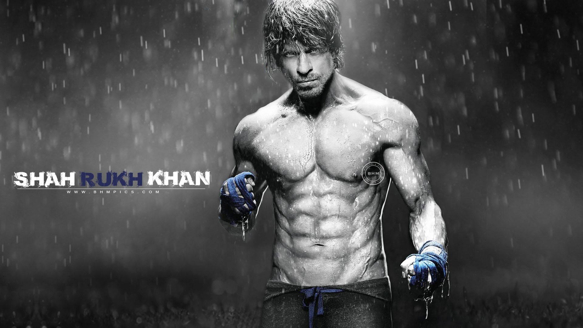 Shah Rukh Khan Eight Pack Abs Wallpaper