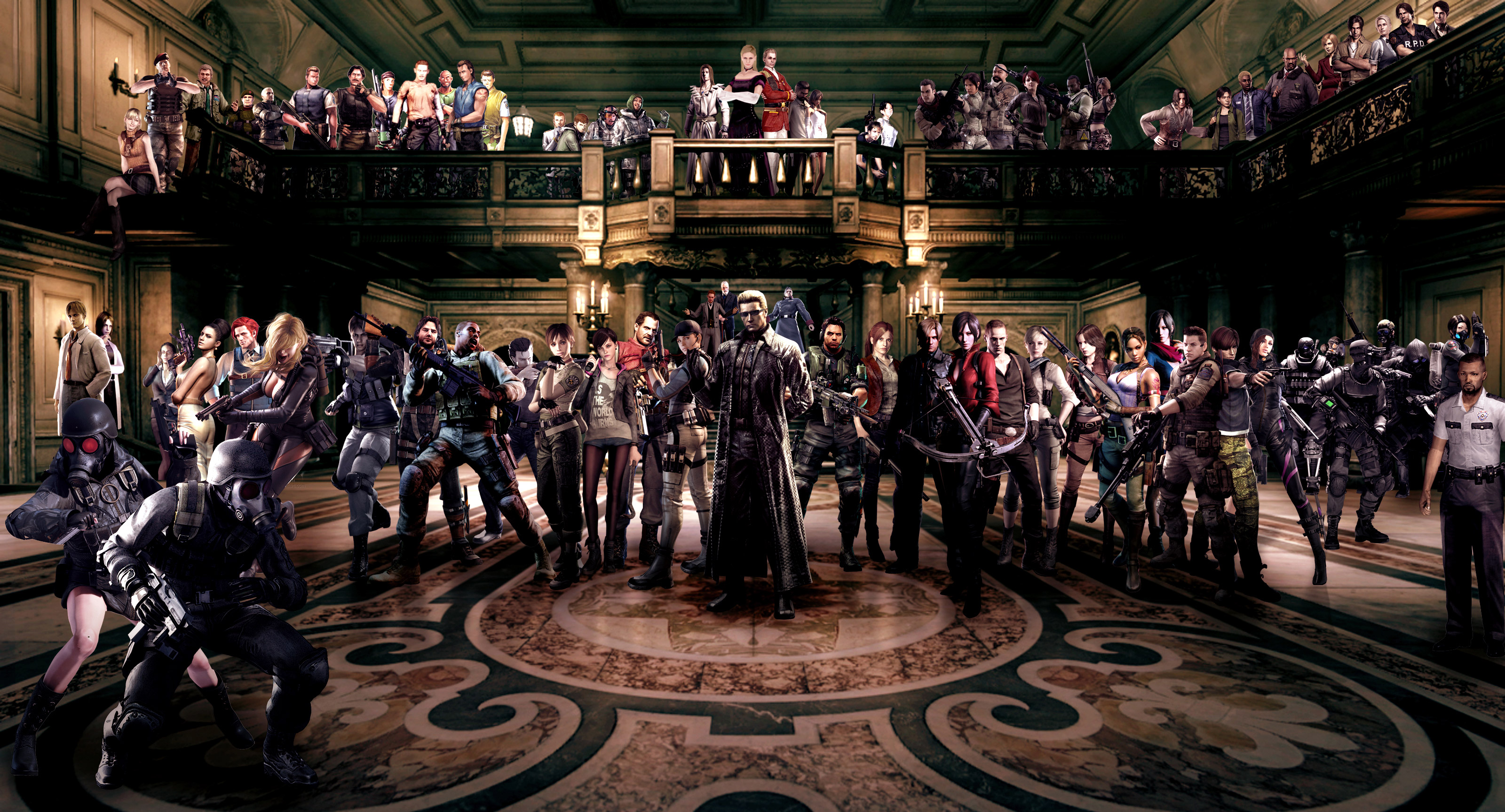 Resident Evil Characters, HD Games, 4k Wallpaper, Image