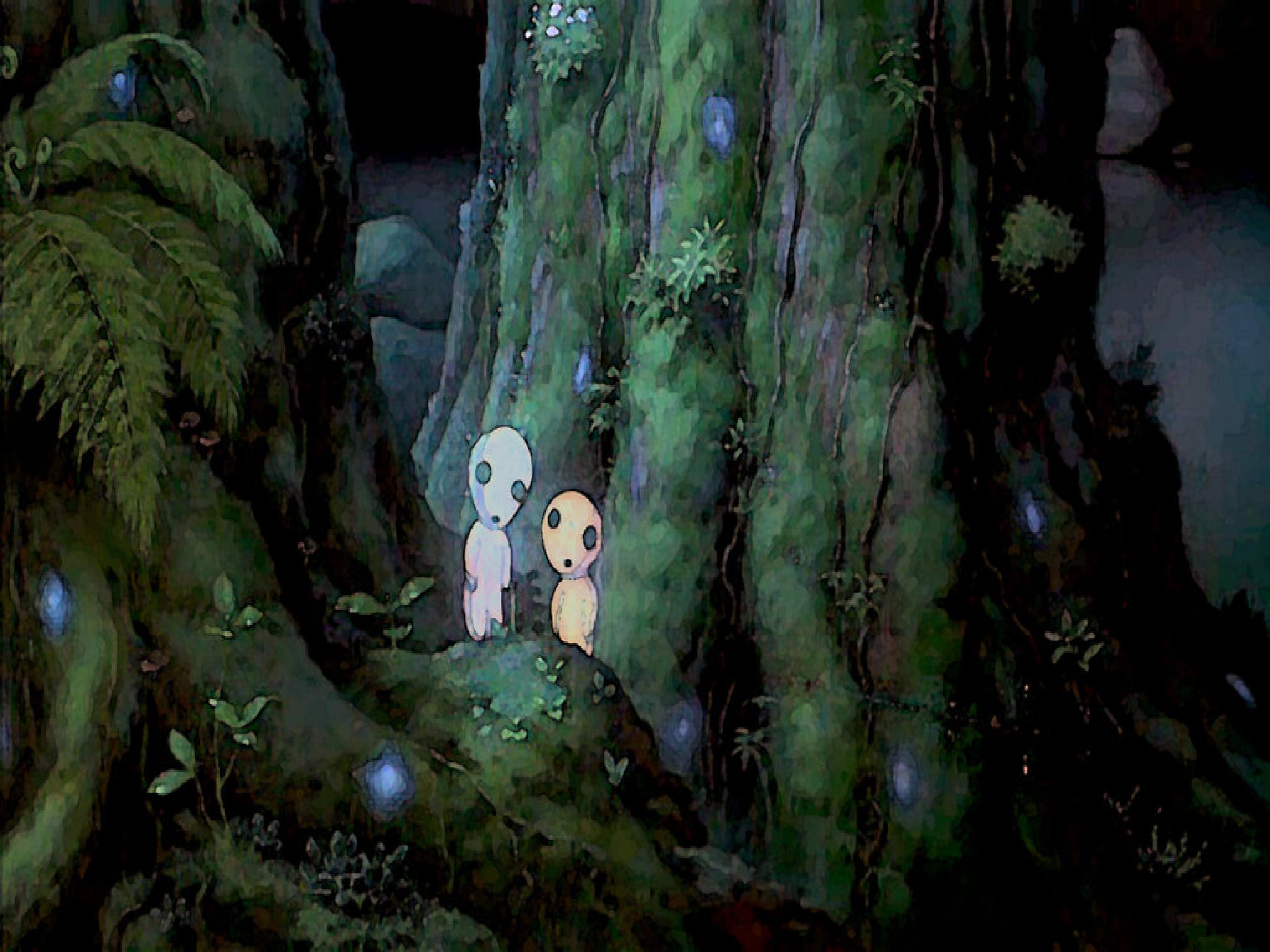 Хаяо Миядзаки принцесса Мононоке духи леса