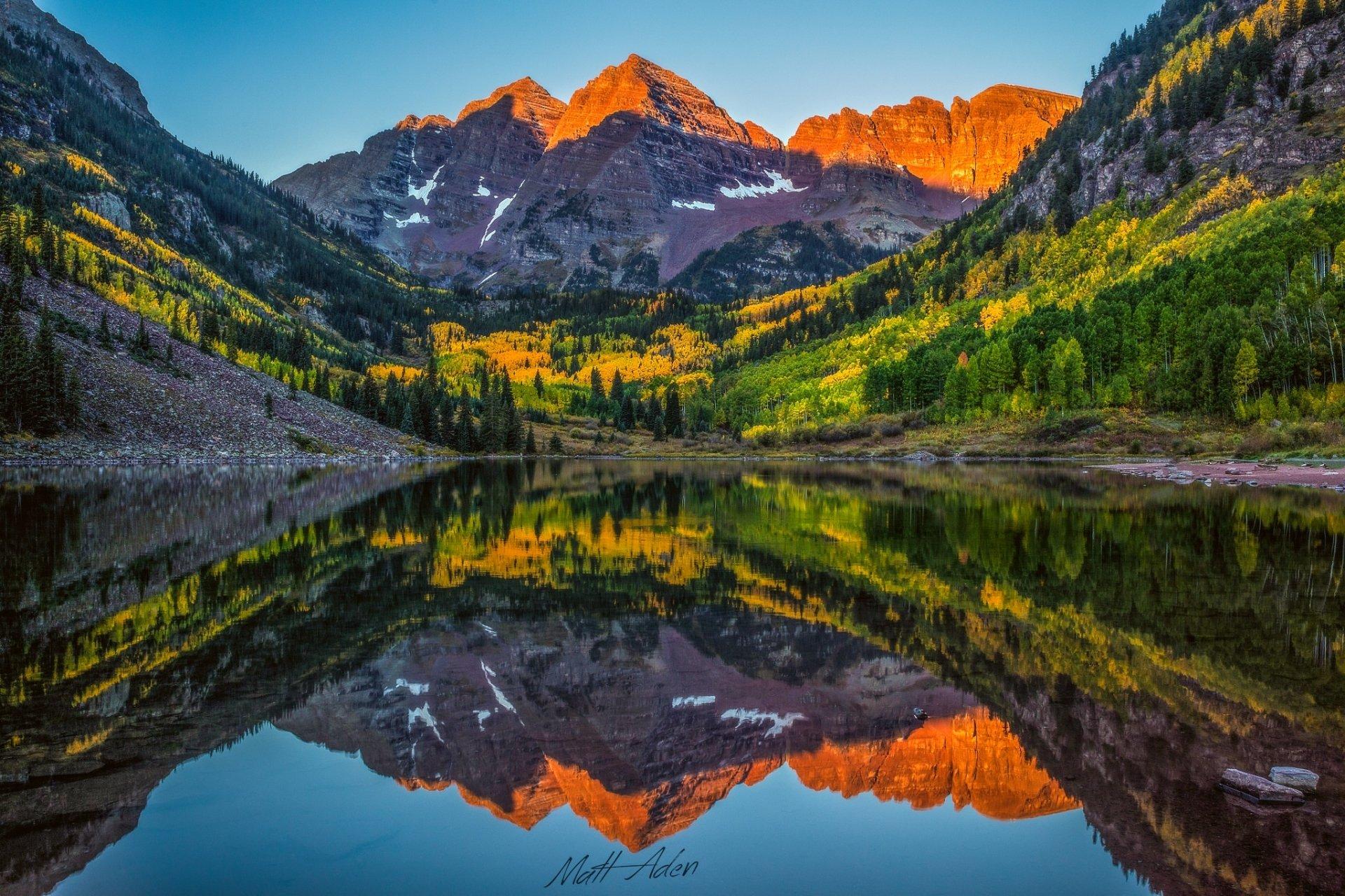 Maroon Bells HD Wallpaper and Background Image
