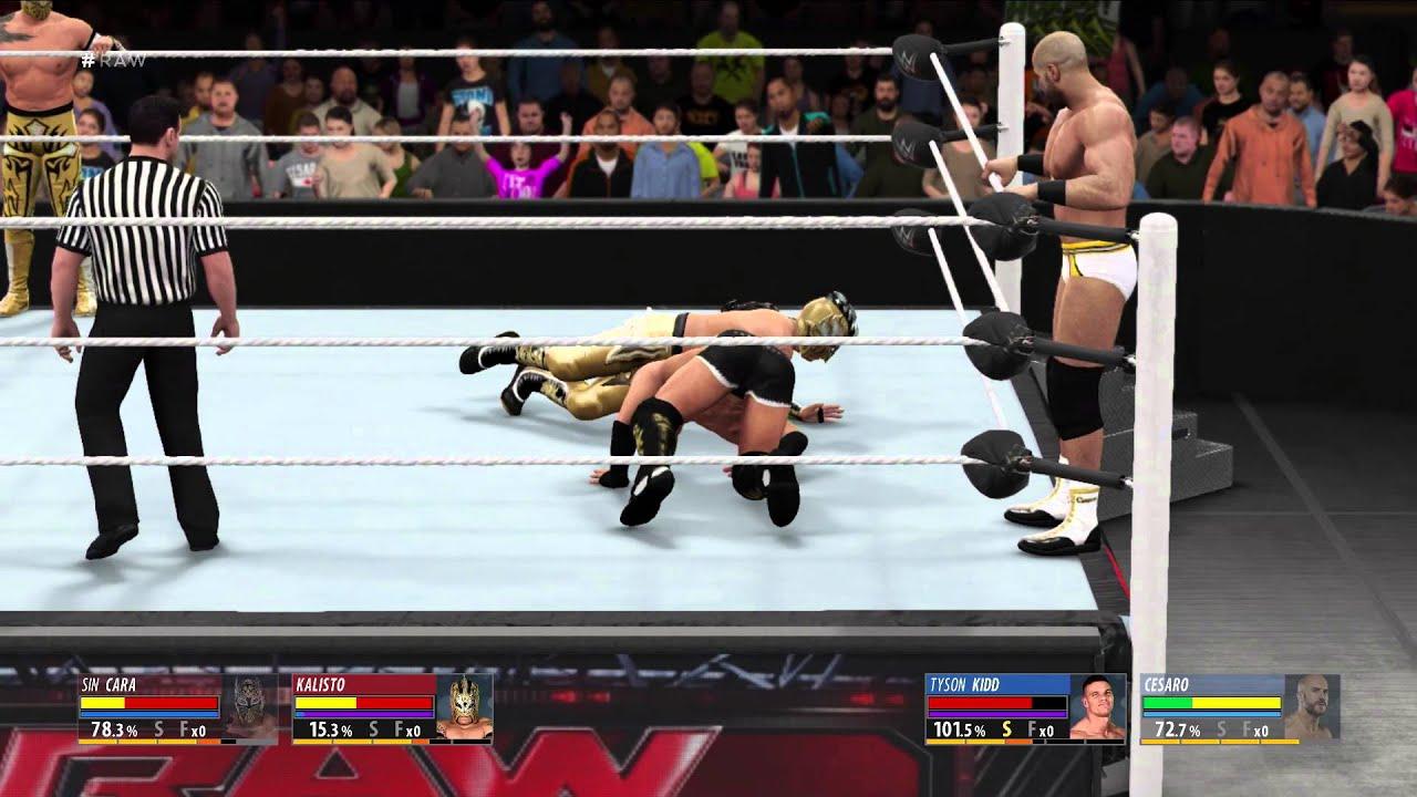 WWE 2K16: The Lucha Dragons vs. Cesaro and Tyson Kidd
